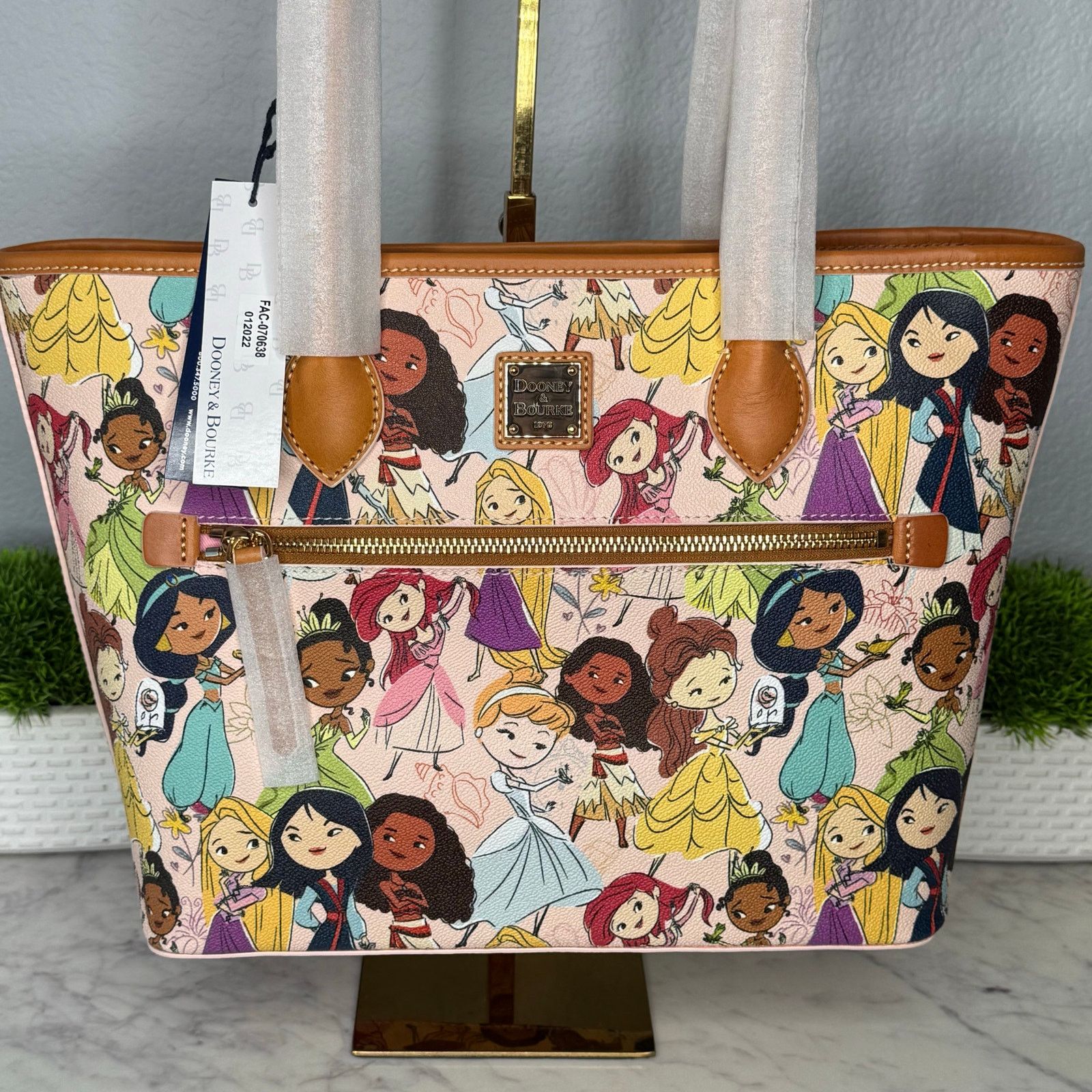 Dooney & Bourke NWT Disney Princess 2022 Tote Bag by Dooney and Bourke Size ONE SIZE - 2 Thumbnail