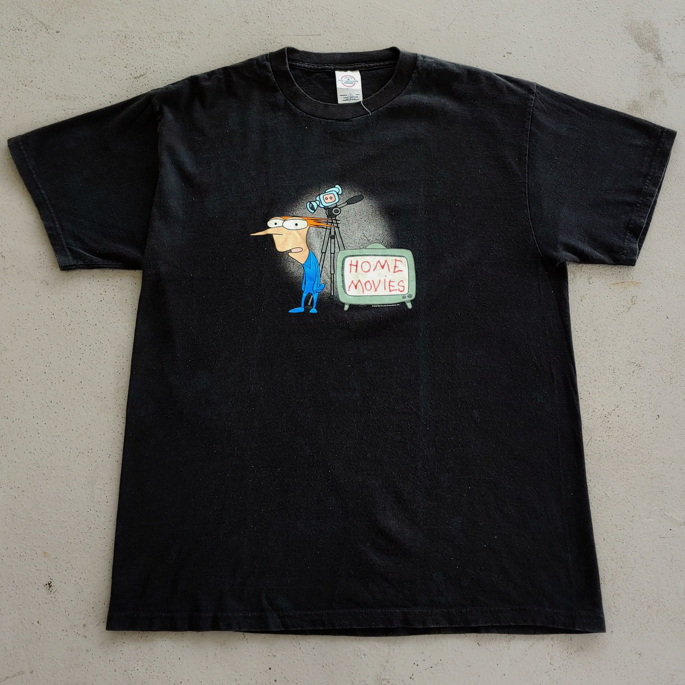 Vintage Rare 2003 Home Movies Adult Swim Cartoon Tee Tom Snyder | Grailed