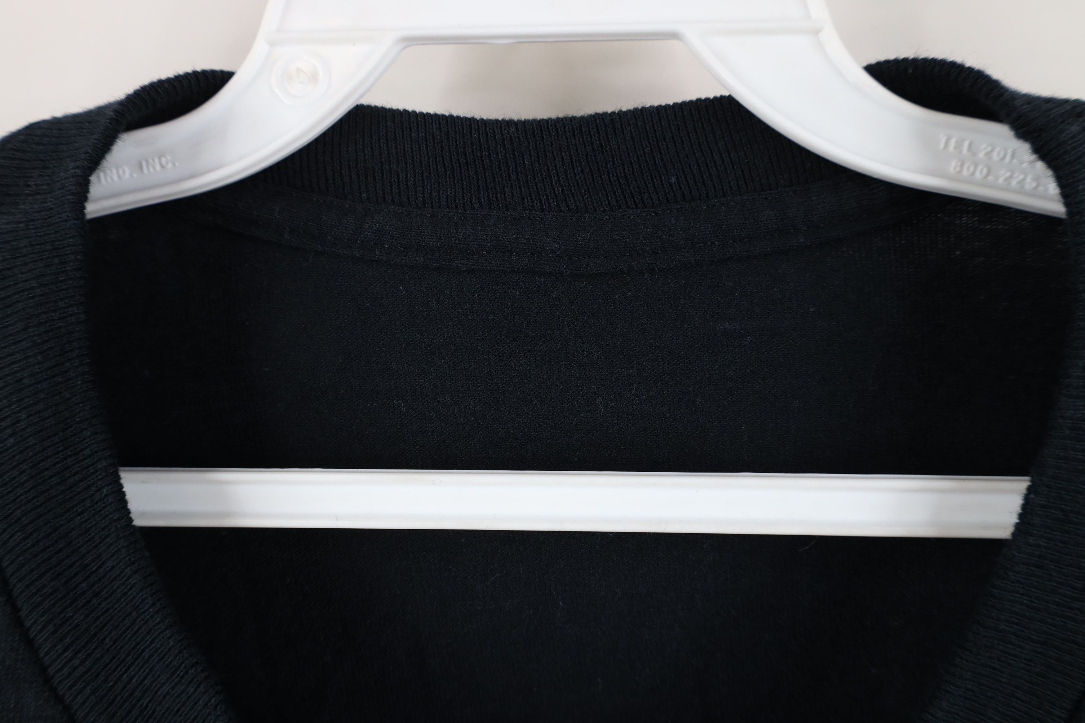 Vintage Vintage 90s Y2K Streetwear Blank Long Sleeve T-Shirt Black Size US L / EU 52-54 / 3 - 6 Thumbnail