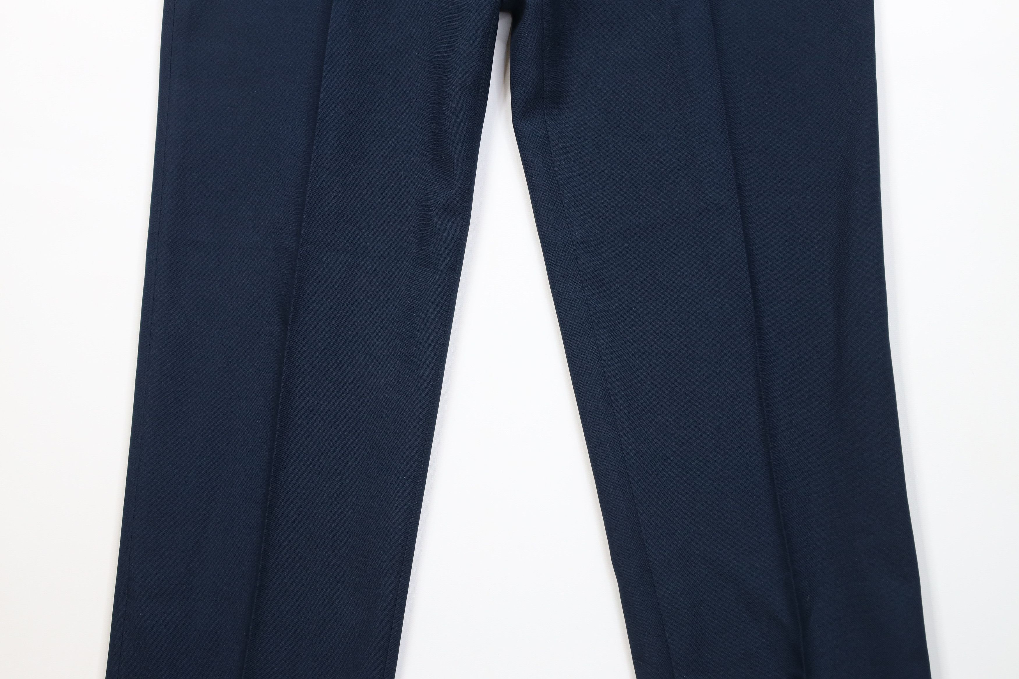 Vintage Vintage 70s Streetwear Flared Wide Leg Chino Pants Blue USA Size US 34 / EU 50 - 3 Thumbnail