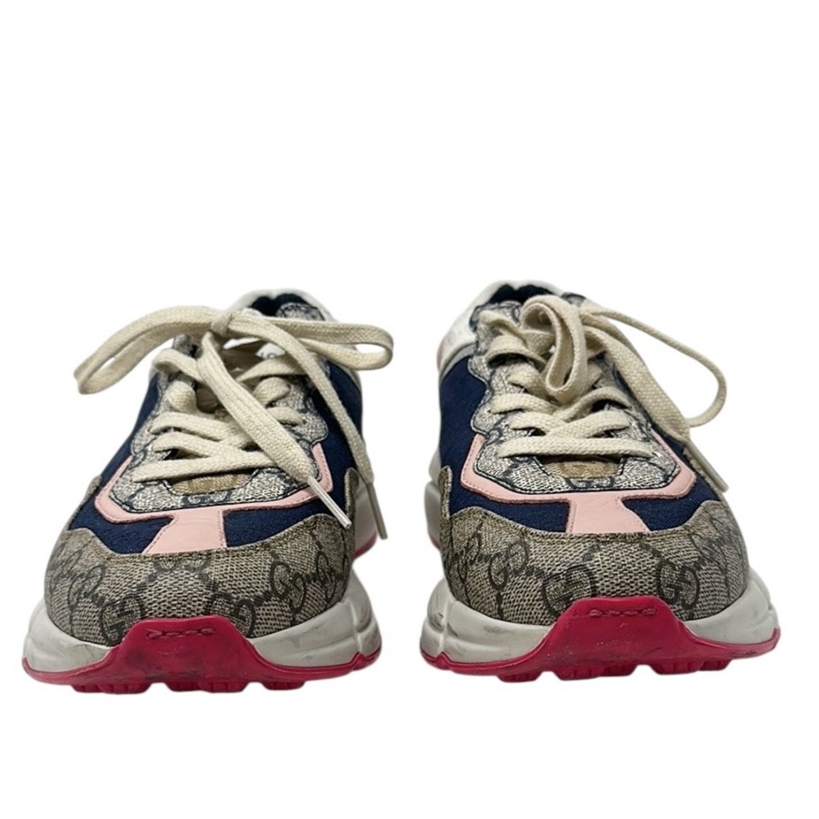 Gucci Gucci Rhyton GG Canvas Monogram Low Top Sneakers Size 38.5 Size US 8.5 / IT 38.5 - 4 Thumbnail