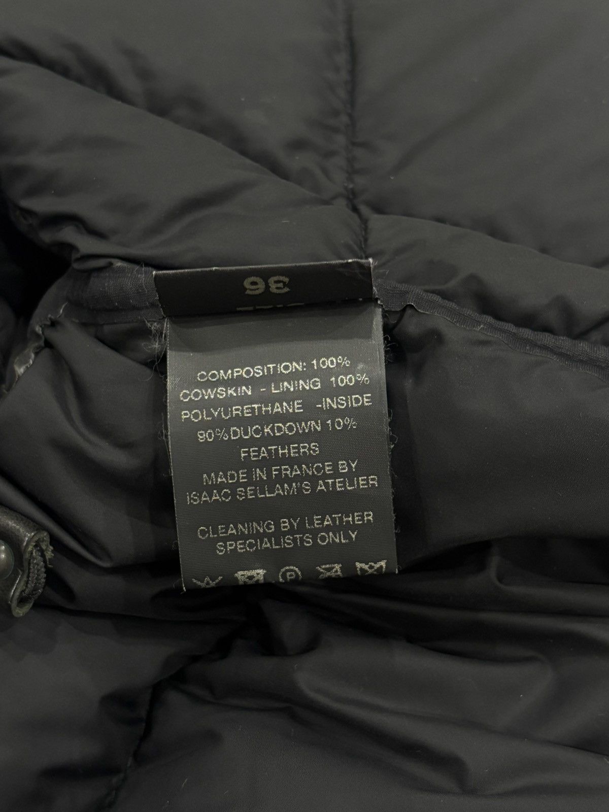Isaac sellam reflective puffer jacket