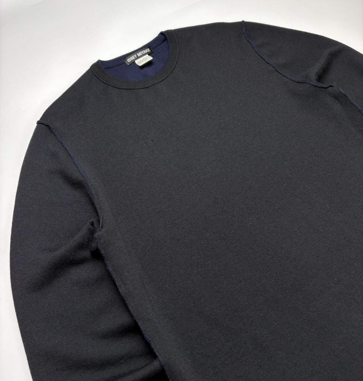 Issey Miyake Main Line Issey Miyake Wool Reversible Knit Sweater Size US L / EU 52-54 / 3 - 2 Thumbnail