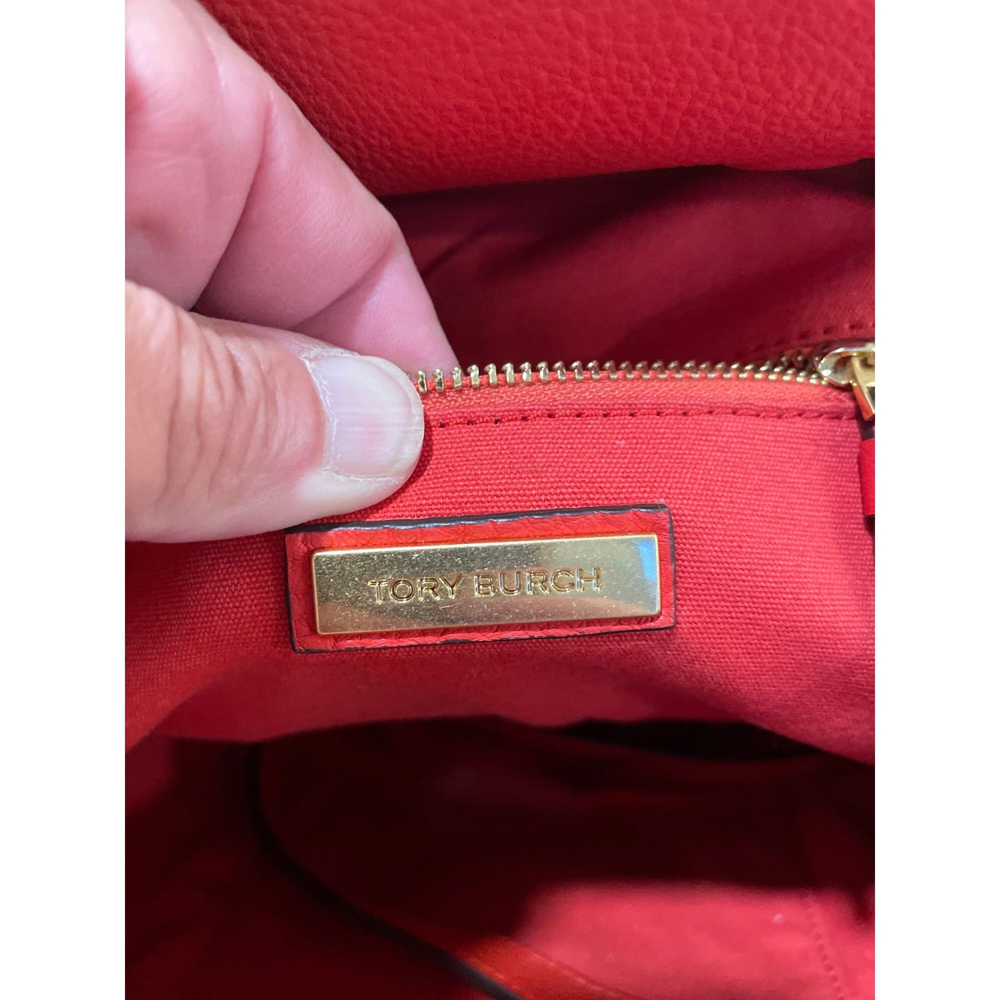 Tory Burch Tory Burch wms red orange suede leather tassled crossbody ha Size ONE SIZE - 16 Thumbnail