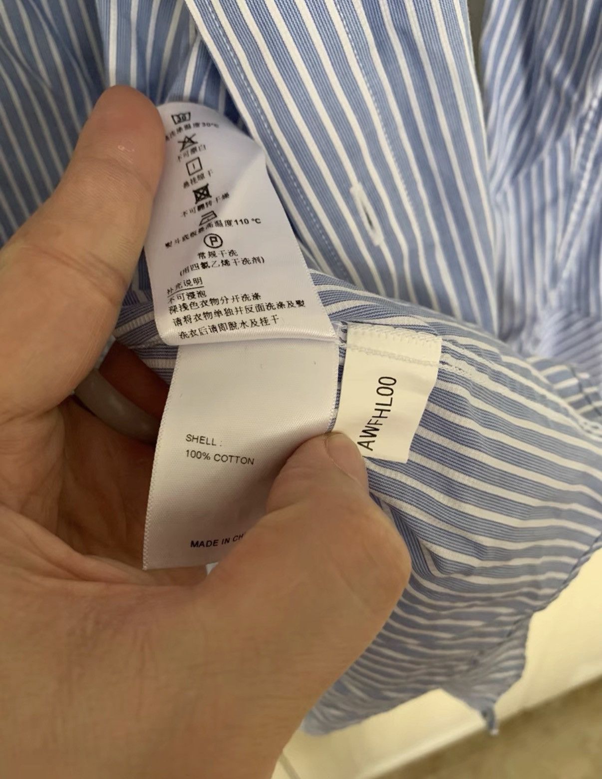 Aquascutum Aquascutum men's long-sleeve shirt K16 Size US XL / EU 56 / 4 - 8 Thumbnail