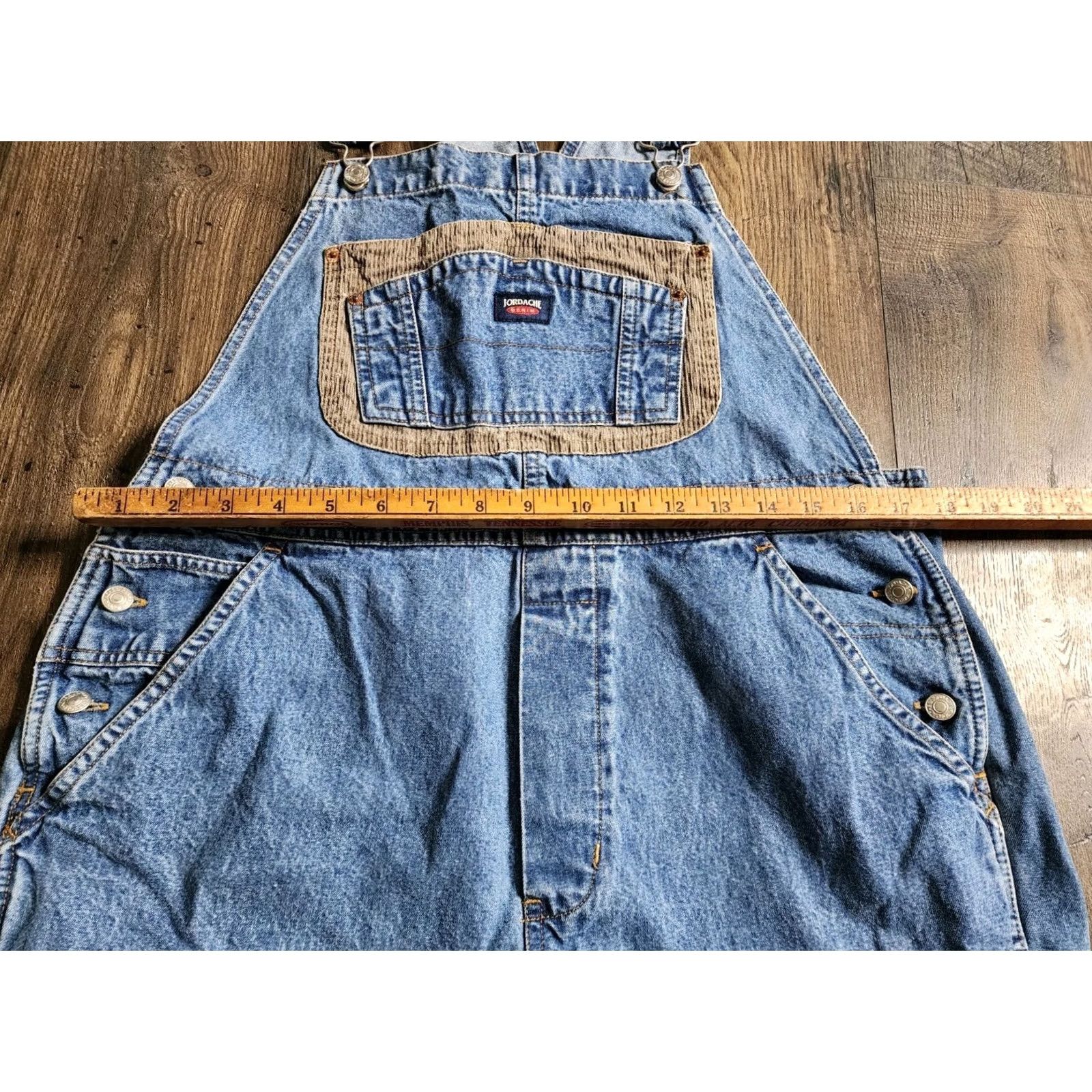 Jordache Vintage Jordache Denim Jean Overalls Work Wear Carpenter Womens L Jeans Blue 90s USA Mens Womens Boys Girls Size 36" / US 14 / IT 50 - 4 Thumbnail