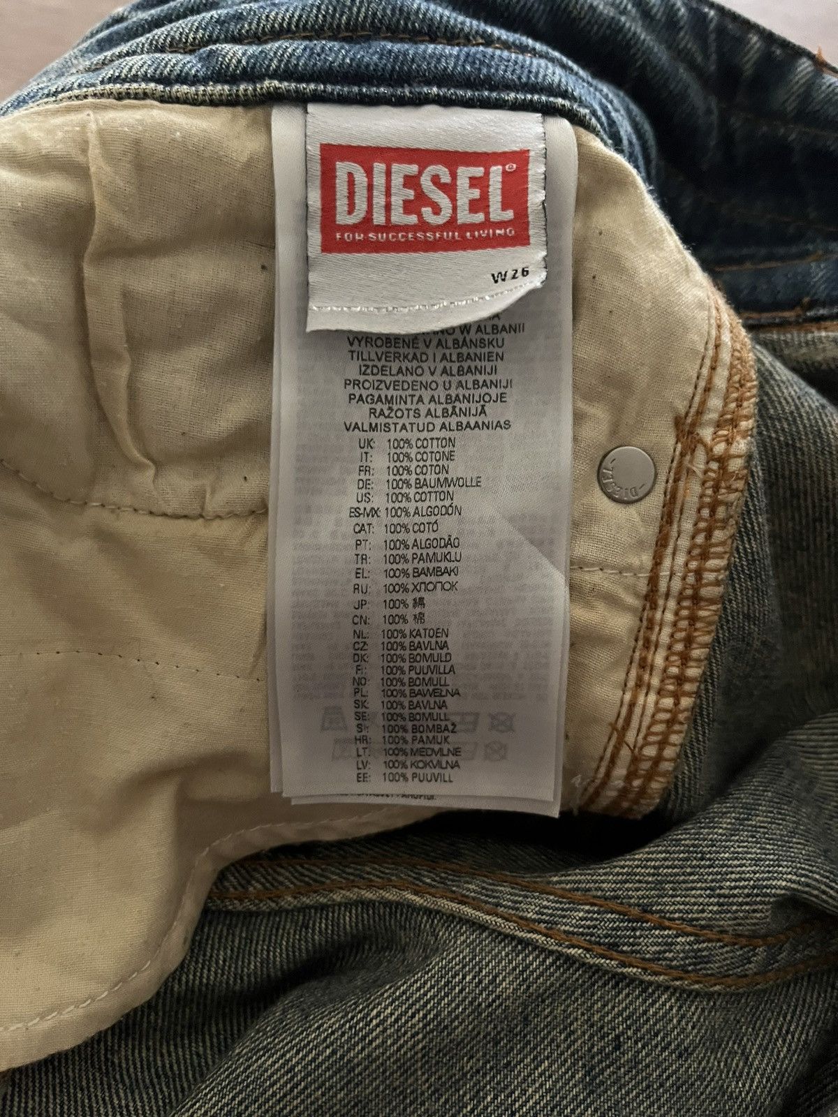 Diesel Diesel D-Belty-FSC faded jeans Size 26" / US 2 / IT 38 - 4 Thumbnail