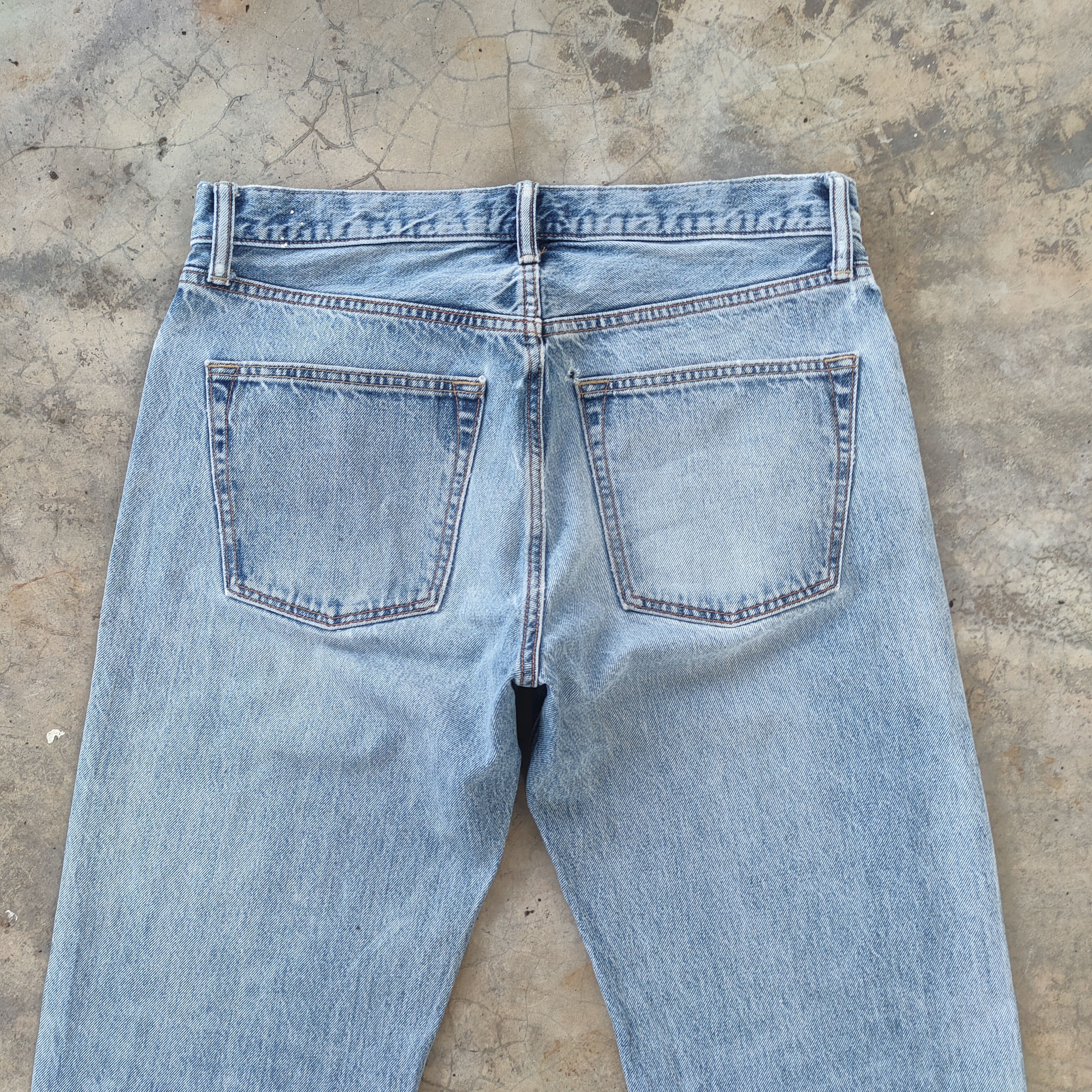 Japanese Brand VINTAGE JAPANESE FADED JEANS DENIM PANTS Size US 33 - 9 Thumbnail