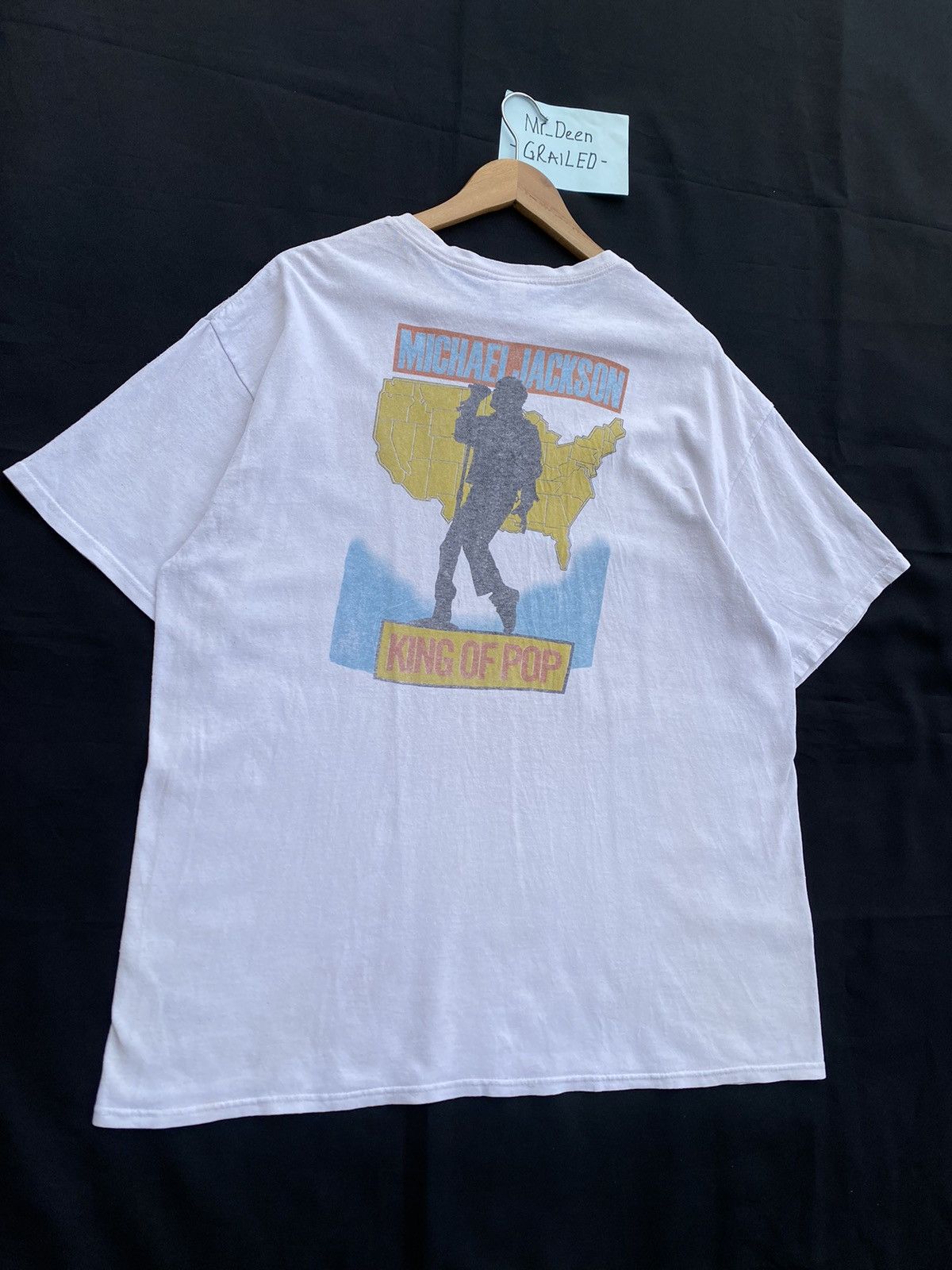 Michael Jackson Rare Vintage Michael Jackson King of Pop Tshirt Size US M / EU 48-50 / 2 - 14 Thumbnail