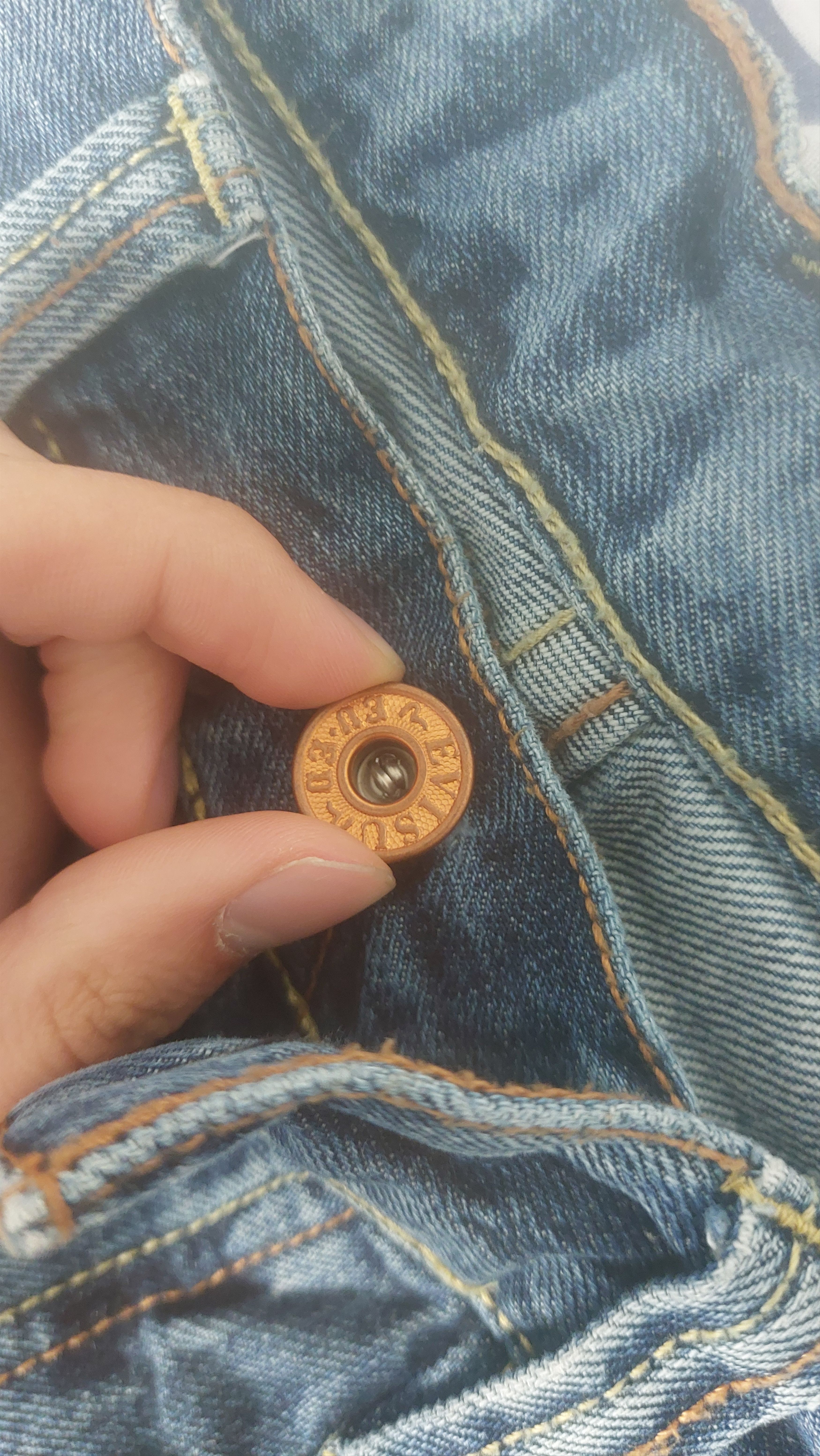 Evisu Vintage Evisu Ramen Baggy Denim Jeans Y2K 33 Size US 33 - 7 Thumbnail