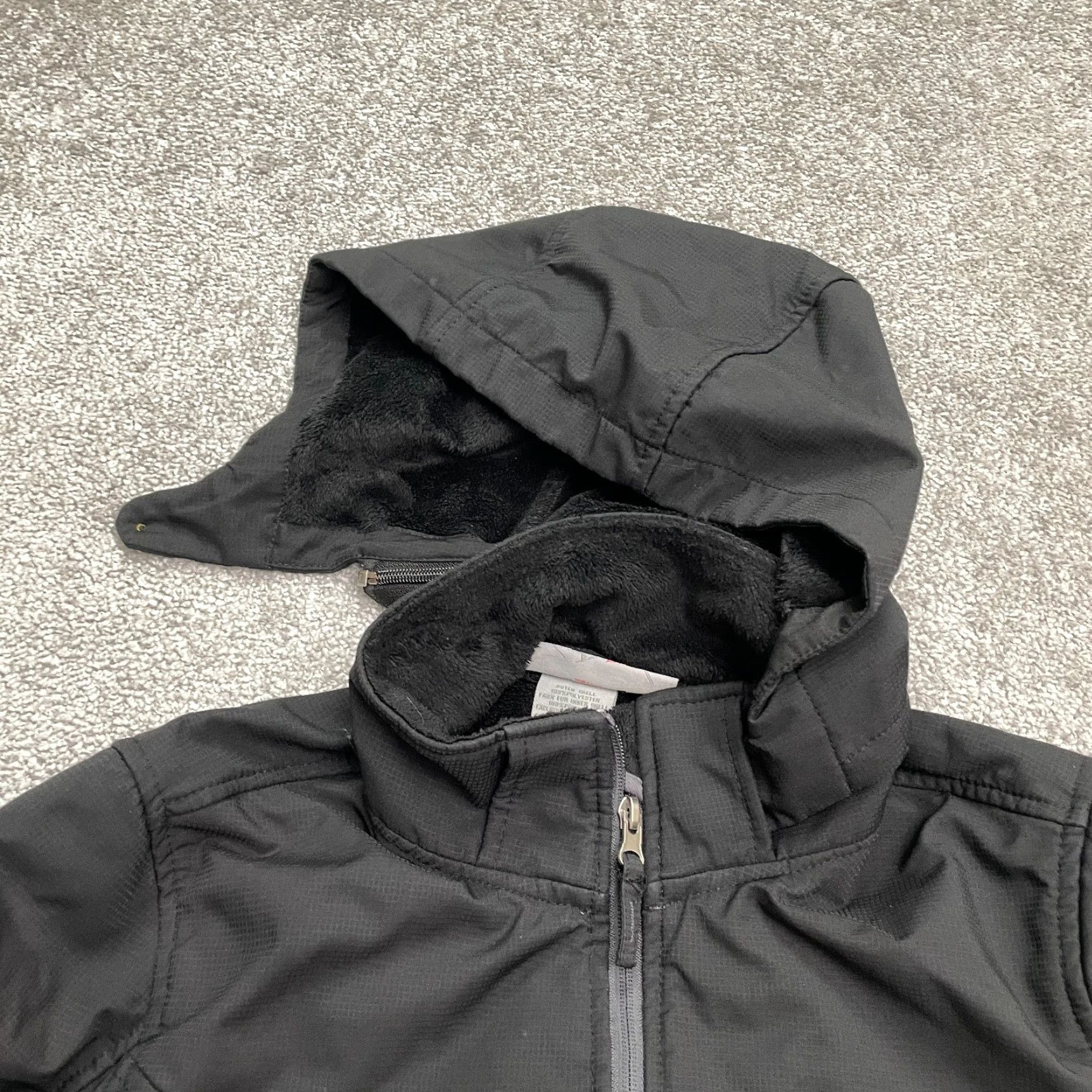 Free Country Free Country Hoodie Jacket Womens Medium Black Outdoor Trail Soft Fleece Lined Size M / US 6-8 / IT 42-44 - 4 Thumbnail