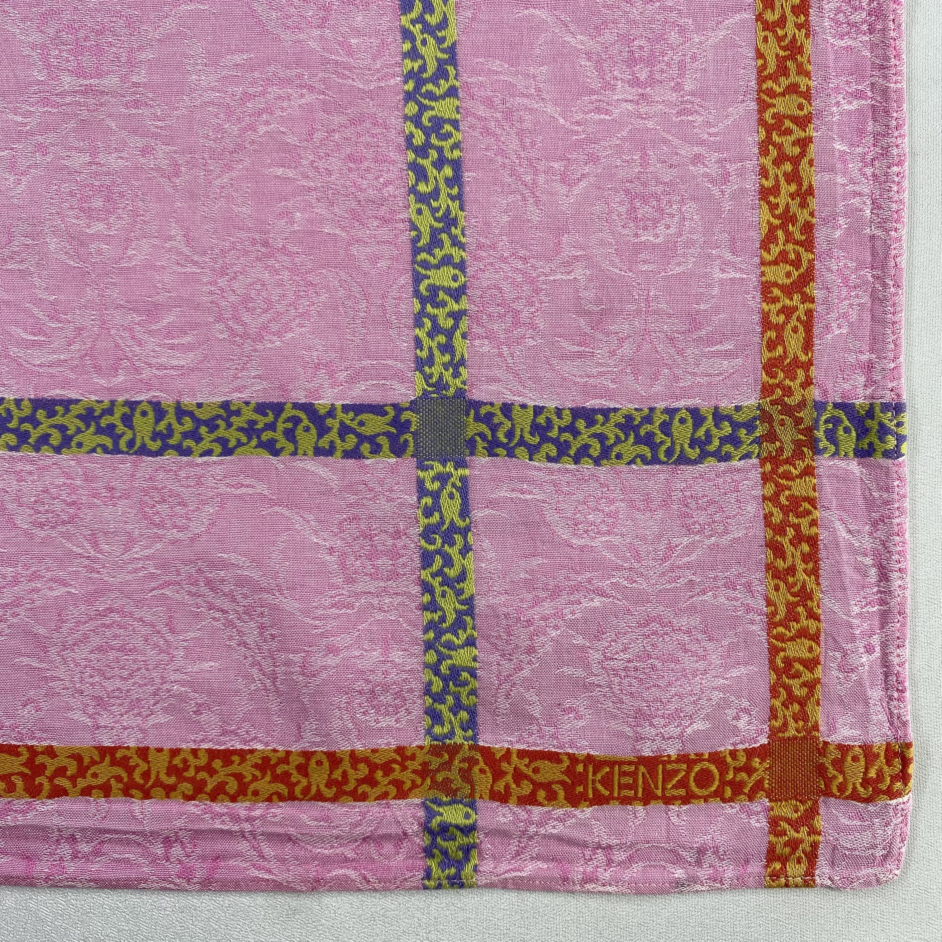 Kenzo × Vintage Kenzo Bandana/ Handkerchief / Neckerchief-P1729 Size ONE SIZE - 3 Thumbnail