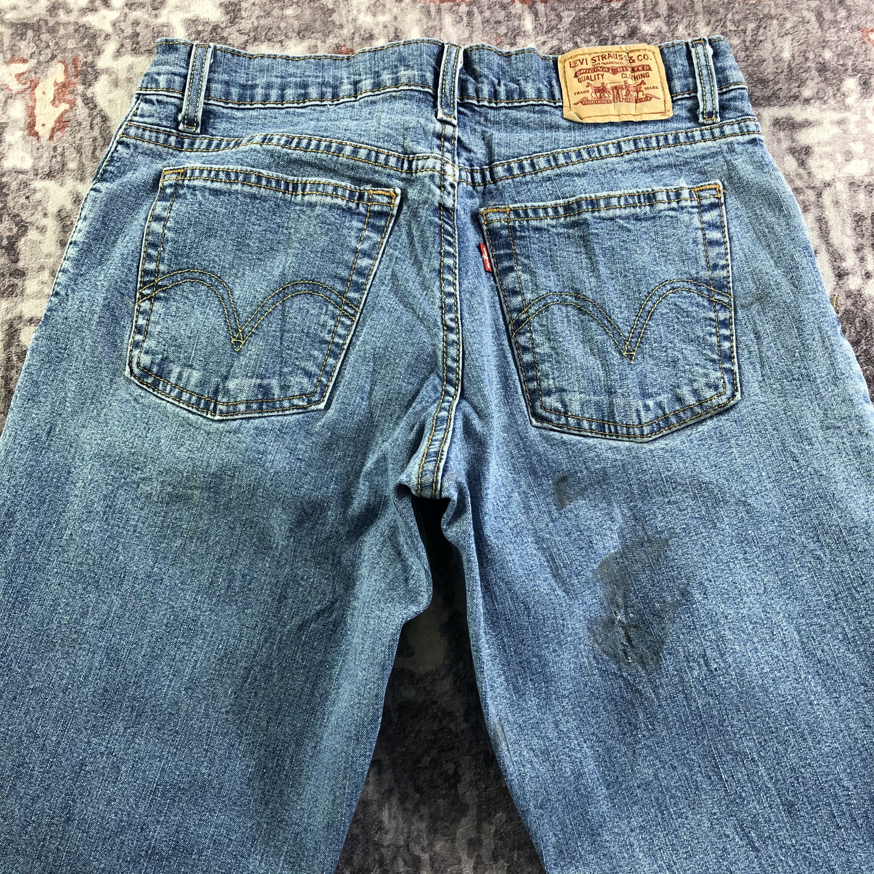 Levi's × Vintage Vintage Blue Wash Levis Jeans-JM3513 Size 31" - 4 Thumbnail