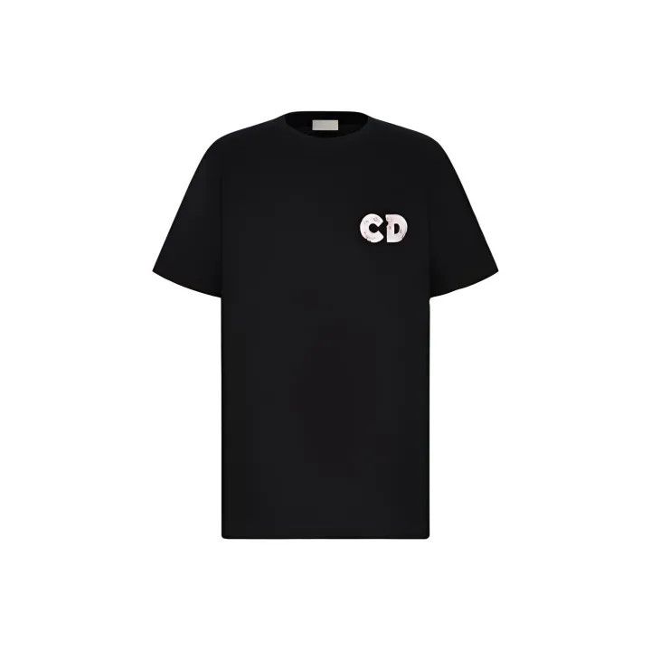 Dior x Daniel Arsham Black Basketball Print T-Shirt 0079