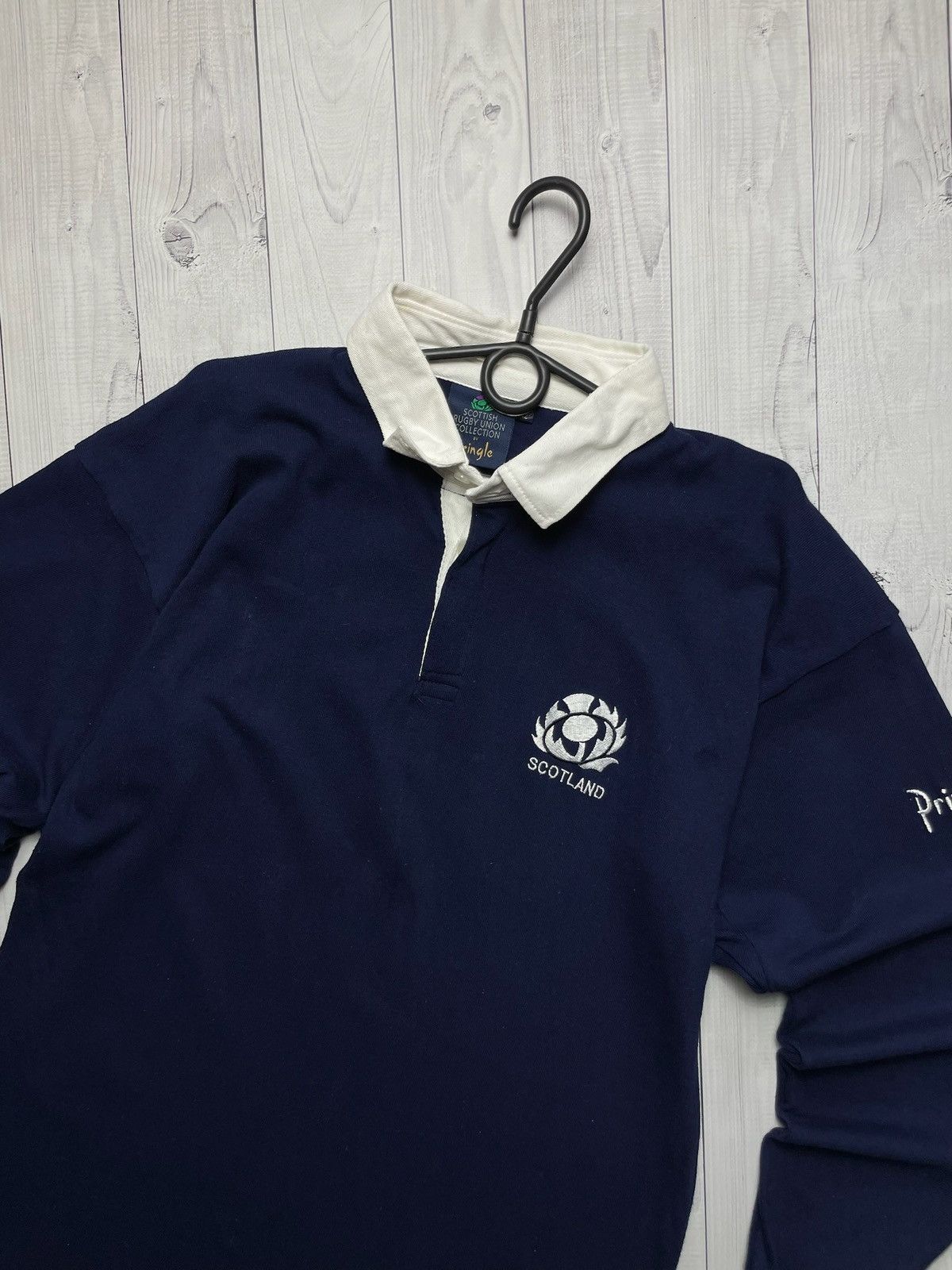 Vintage Vintage Scotland rugby jersey size S/M navy rare Pringle Size US S / EU 44-46 / 1 - 2 Thumbnail