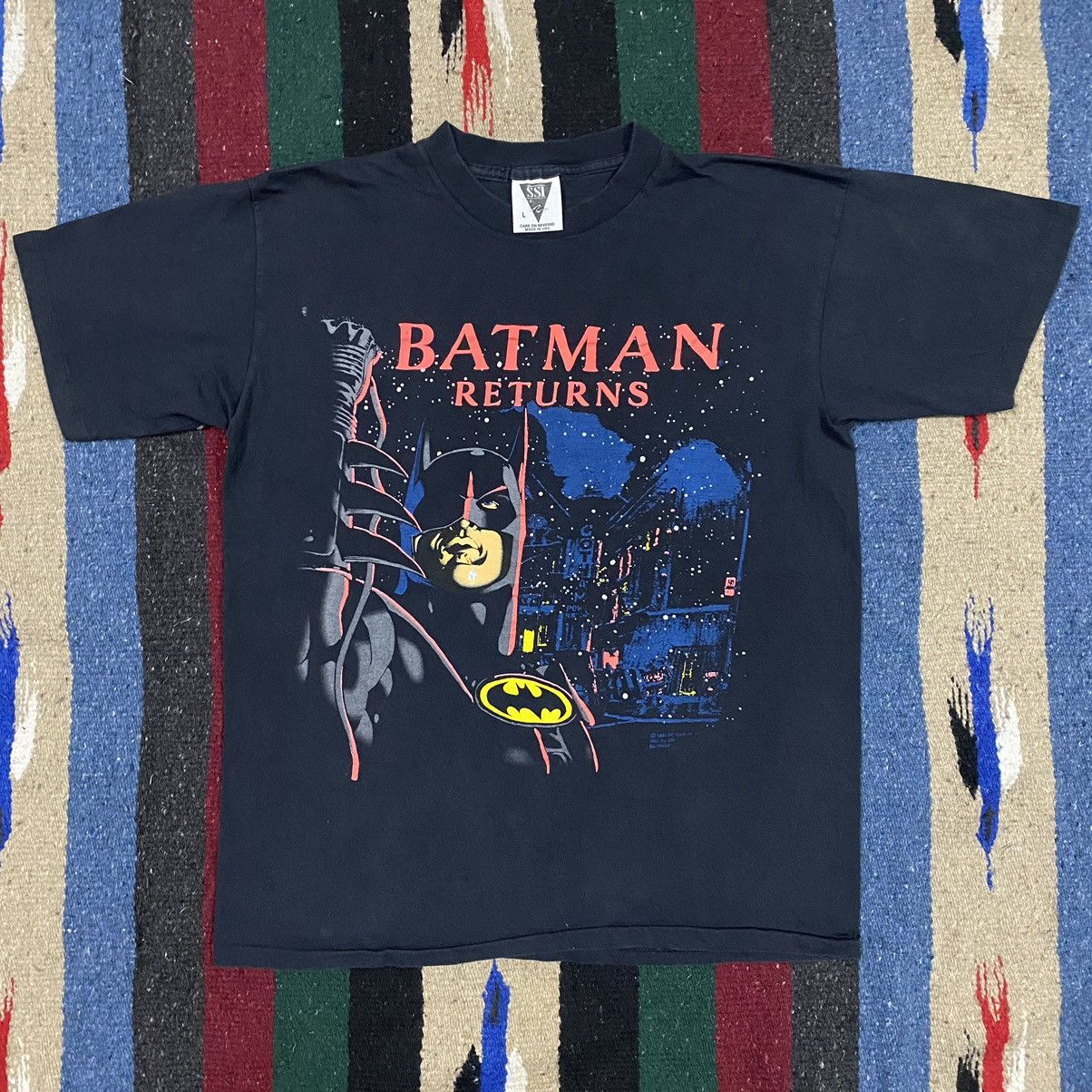 DC Comics VINTAGE 90S BATMAN T-SHIRT Size US L / EU 52-54 / 3 - 1 Thumbnail