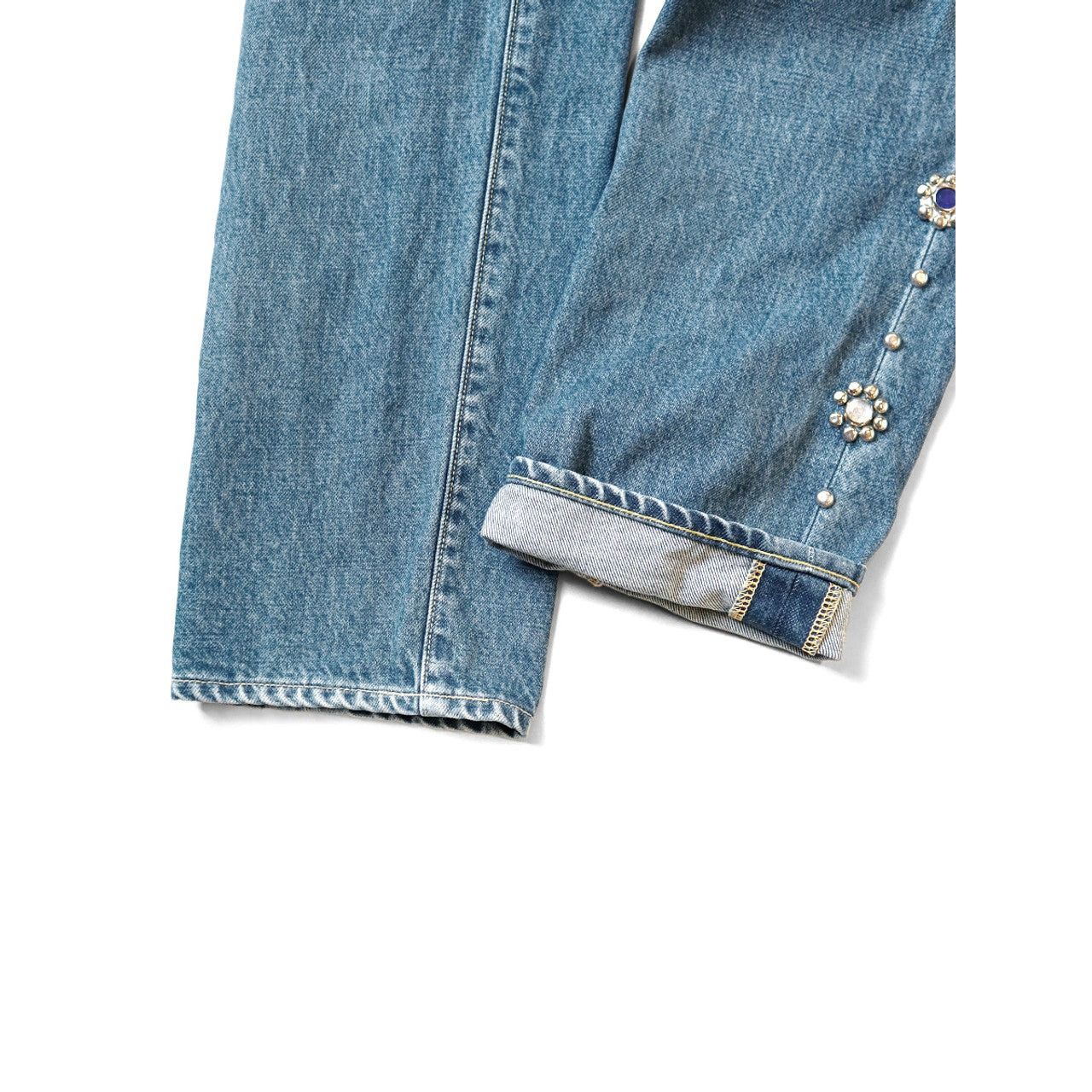 Kapital KAPITAL 14oz black denim 5P Monkey CISCO Pants Size US 36 / EU 52 - 4 Thumbnail
