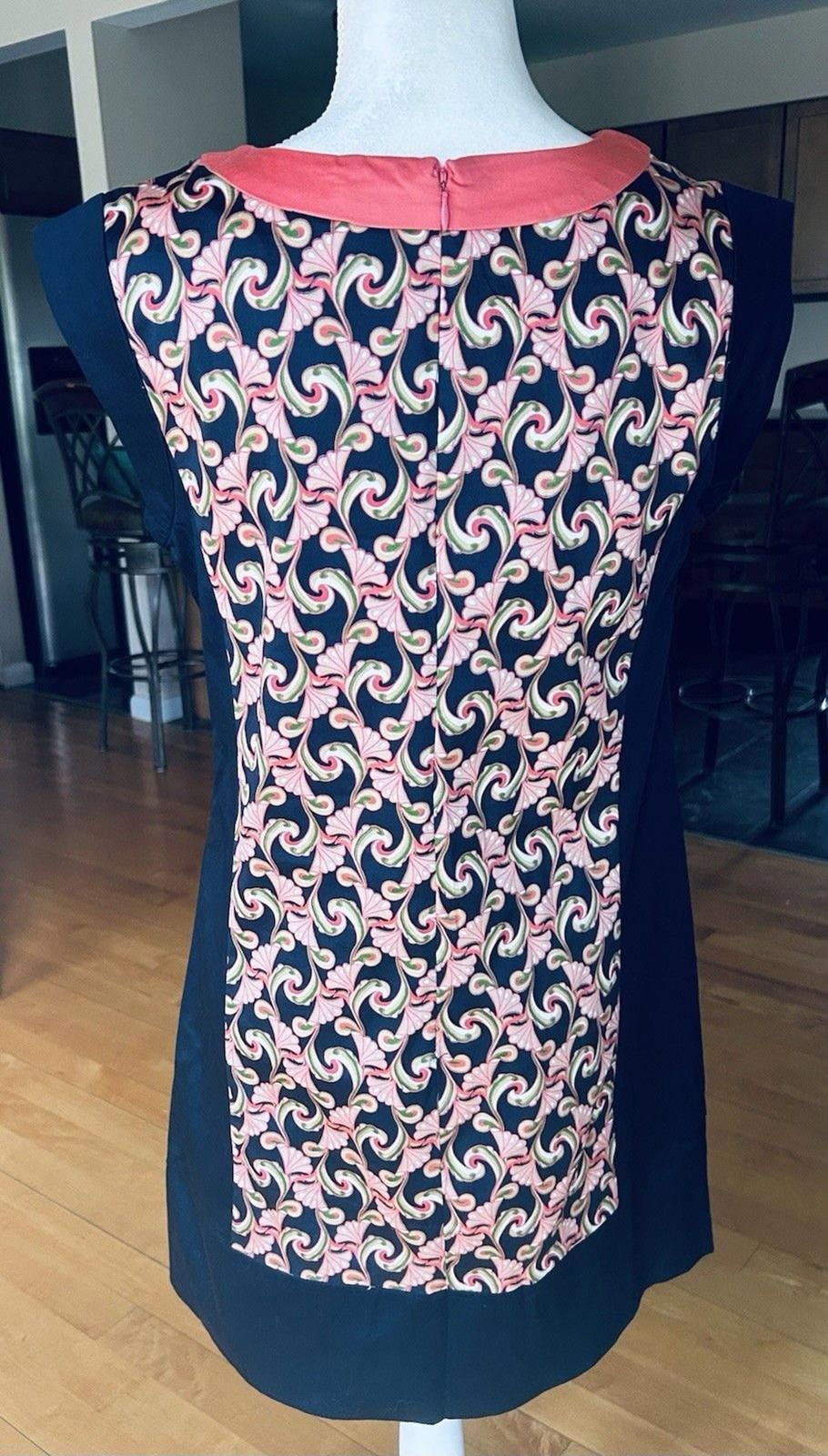 Other The Webster Miami Sz 10 Sleeveless Shift Dress Navy Size L / US 10 / IT 46 - 2 Thumbnail