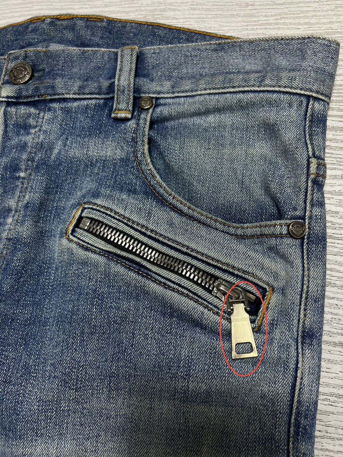 Balmain Balmain - S/S ‘21 - Embossed Logo Skinny Jeans Size US 30 / EU 46 - 7 Thumbnail
