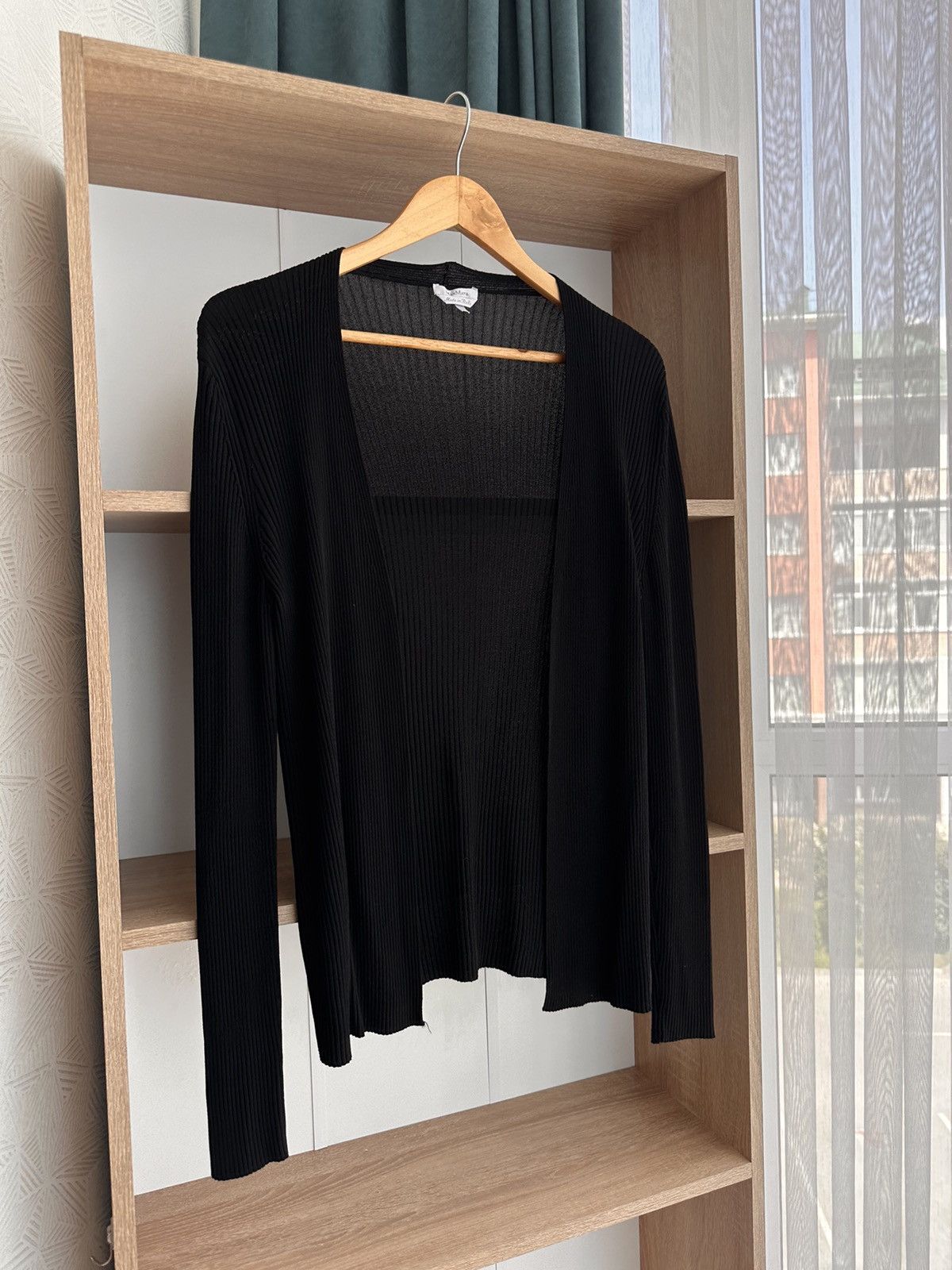 Max Mara × Vintage Vintage Max Mara Luxury Virgin Wool Formal Cardigan Size S / US 4 / IT 40 - 6 Thumbnail