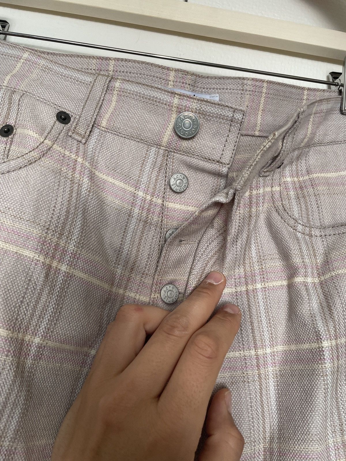 Acne Studios Acne Studios “Panger Check” trousers — AW25 sample Size US 29 - 5 Thumbnail