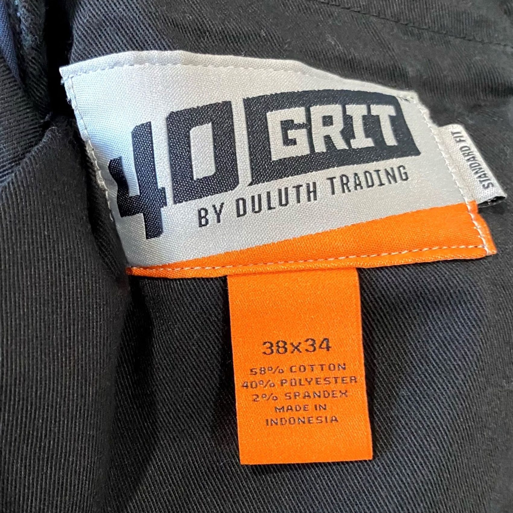 Duluth Trading Company Duluth 40-Grit Men’s Pants Chino Stretch Blue 38x33 Workwear Regular Fit Crew Key Loop Mens Size US 38 / EU 54 - 7 Thumbnail