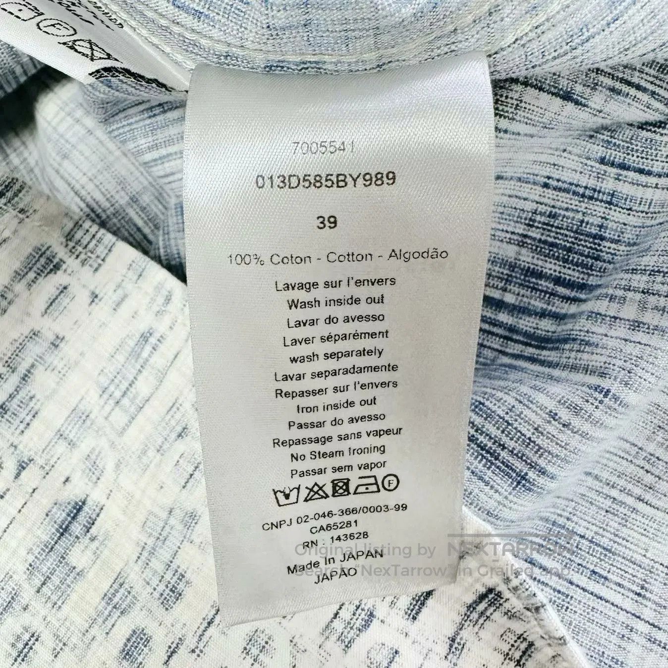 Dior dior oblique logo denim jacket shirt. Size US M / EU 48-50 / 2 - 5 Thumbnail