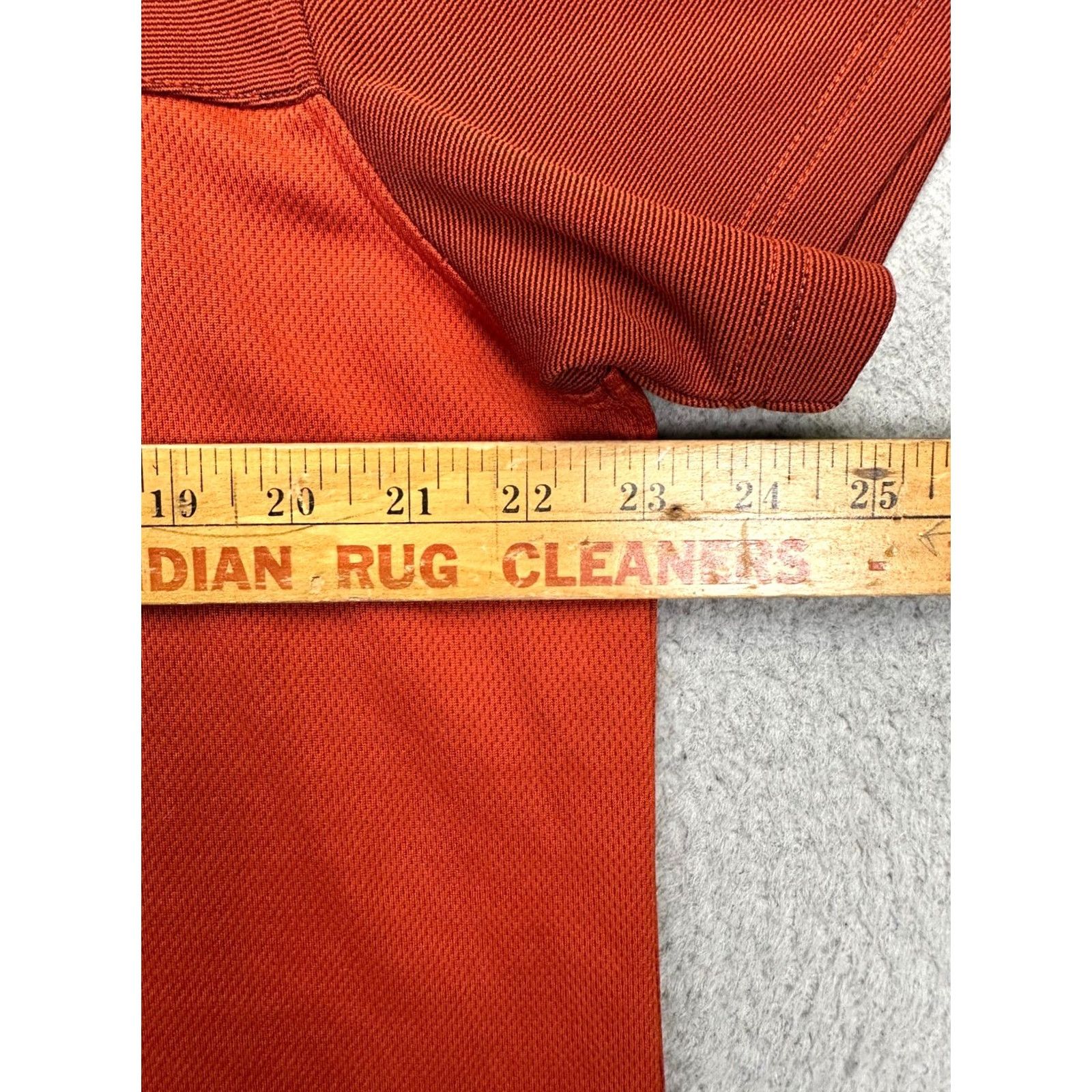 Izod IZOD Golf Polo Shirt Mens Large Colorblock Short Sleeve Orange/Red Polo Pocket Logo Rugby Facebook Size US L / EU 52-54 / 3 - 7 Thumbnail
