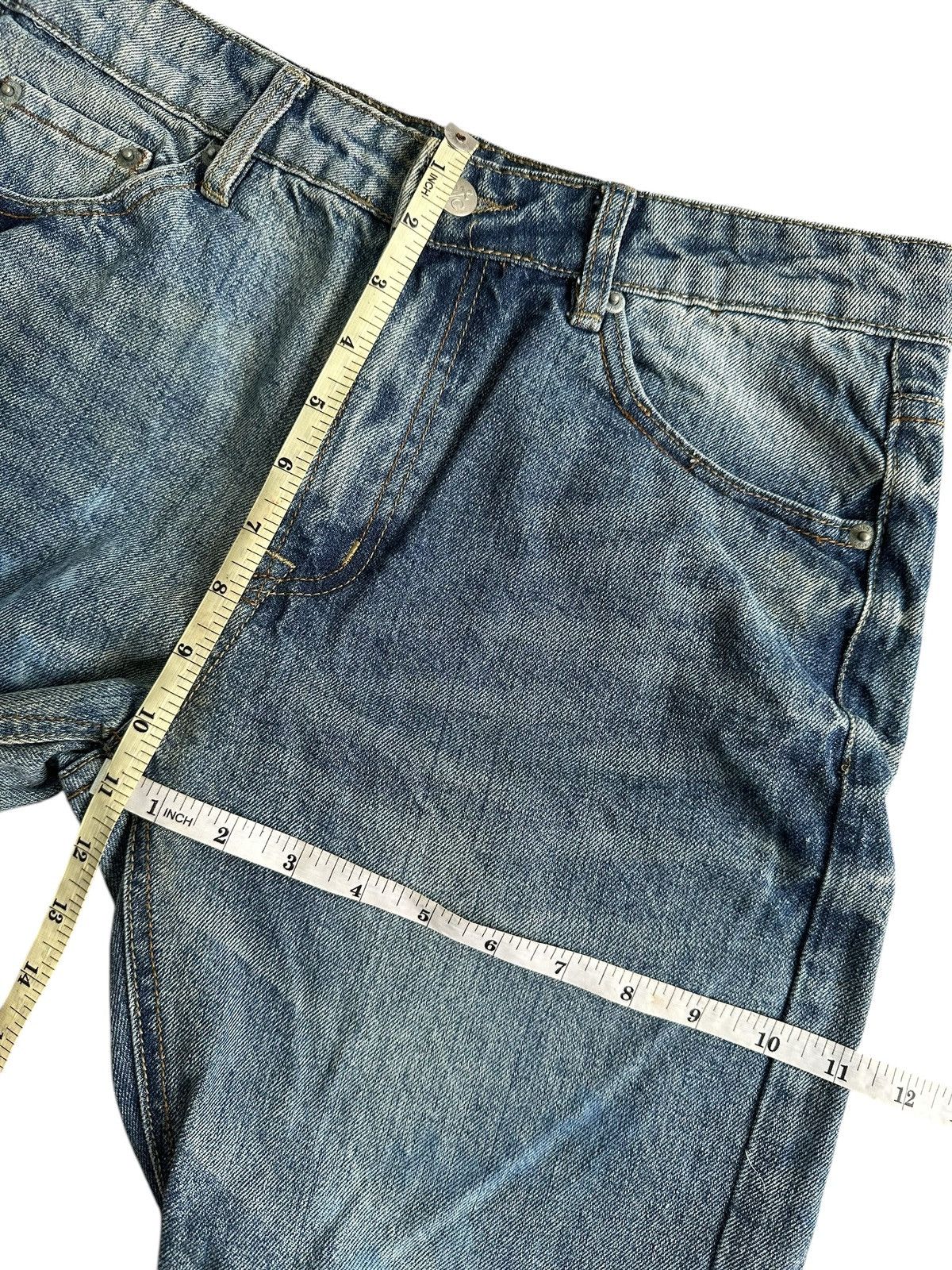Hysteric Glamour ARCHIVE KILL CITY CRAZY SICK WASHED DENIM JEANS Size US 30 / EU 46 - 13 Thumbnail