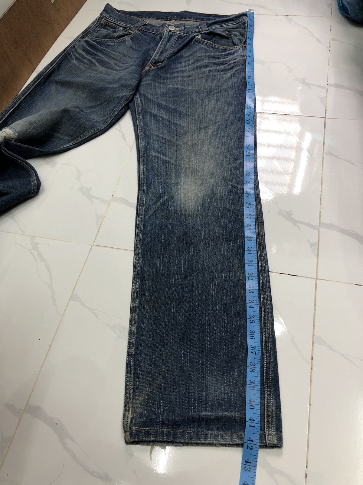 If Six Was Nine × Levi's × Levi's Vintage Clothing 🔥VINTAGE LEVIS 702 BAGGY DISTRESSED DENIM JEANS Size US 34 / EU 50 - 15 Thumbnail