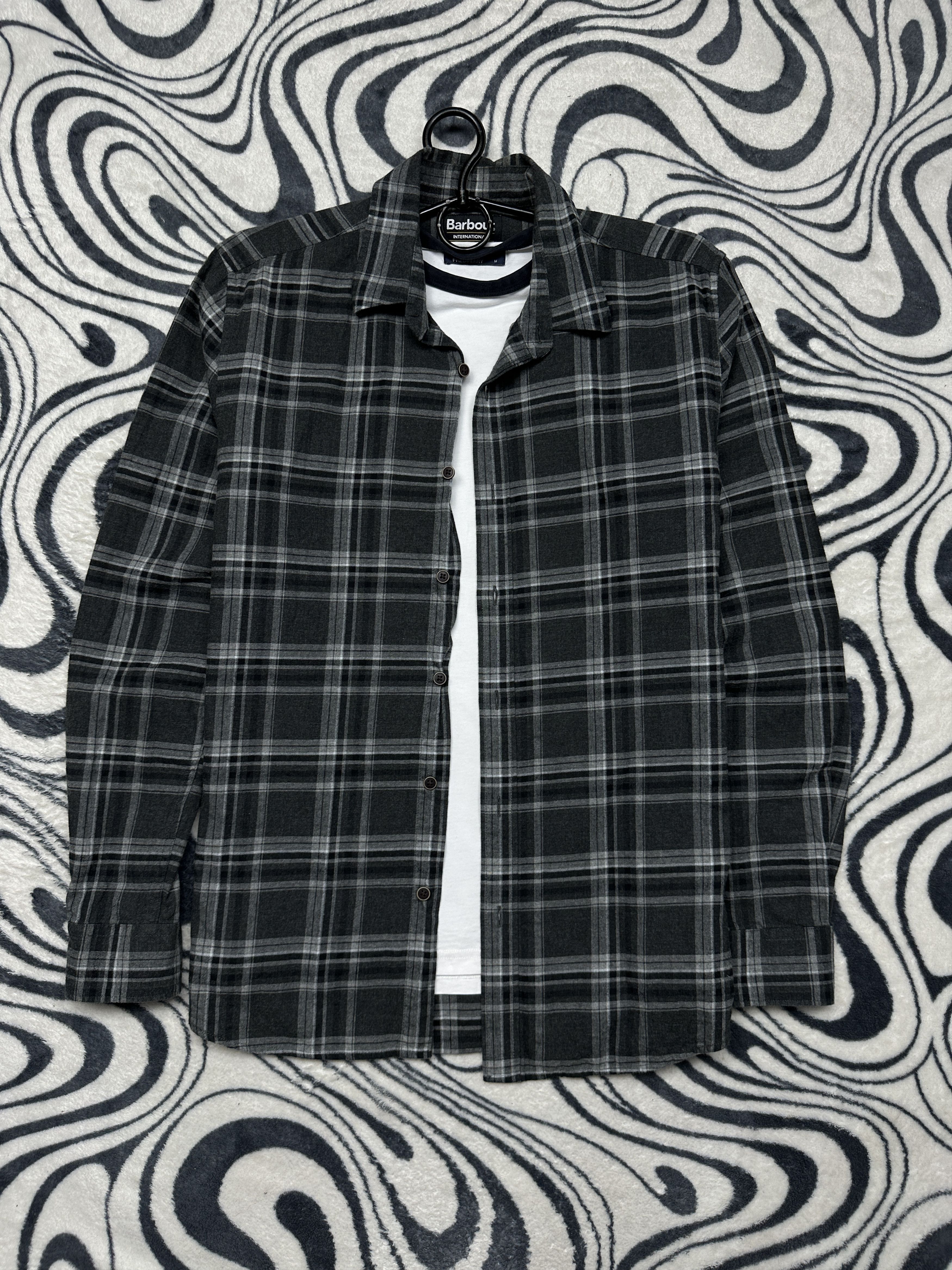 Barbour Barbour International Mens Flannel Plaid Shirt Size US M / EU 48-50 / 2 - 1 Thumbnail