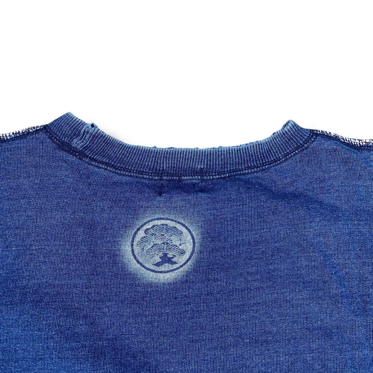 Japanese Brand × Vintage Vintage 90s Indigo Eternal Japan Concept Sweatshirt. #E7 Size US L / EU 52-54 / 3 - 6 Thumbnail