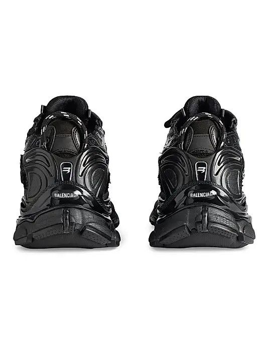 Balenciaga o1w1db10426 Runner Sneakers with Rhinestones in Black Size US 6 / IT 36 - 3 Thumbnail