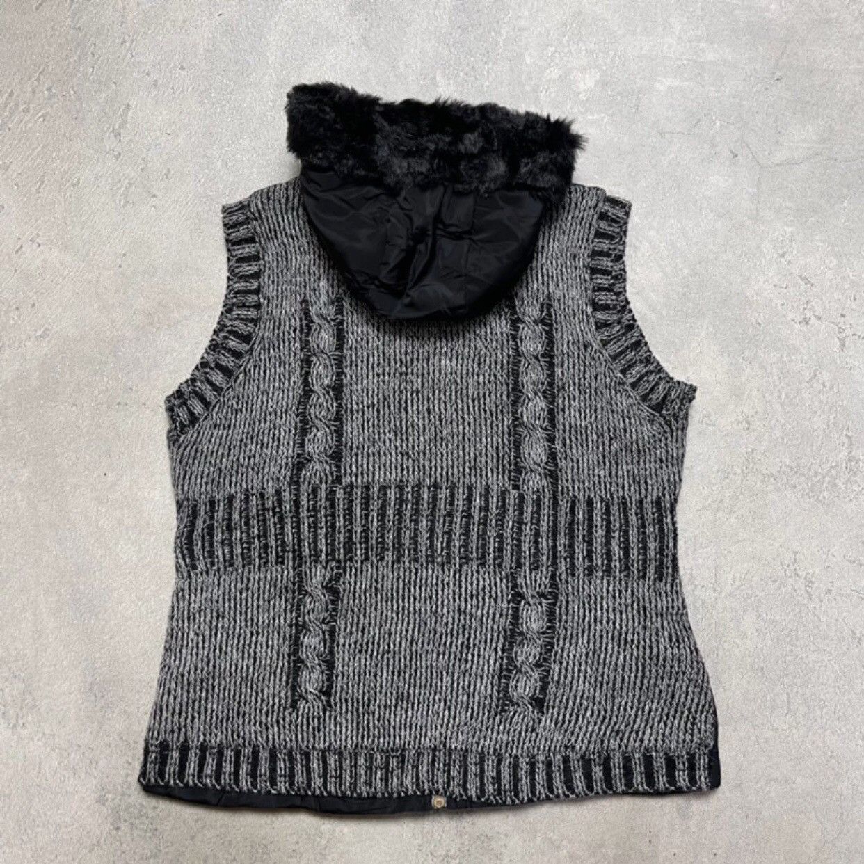 KMRii 2000s Cooperate Vest Sherpa Faux Fur Jacket Size US L / EU 52-54 / 3 - 2 Thumbnail