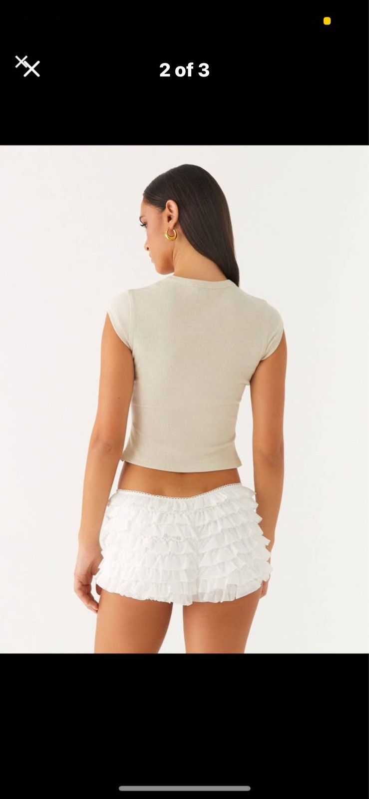 Other Pepper mayo Ruffle Shorts Size 28" / US 6 / IT 42 - 2 Thumbnail