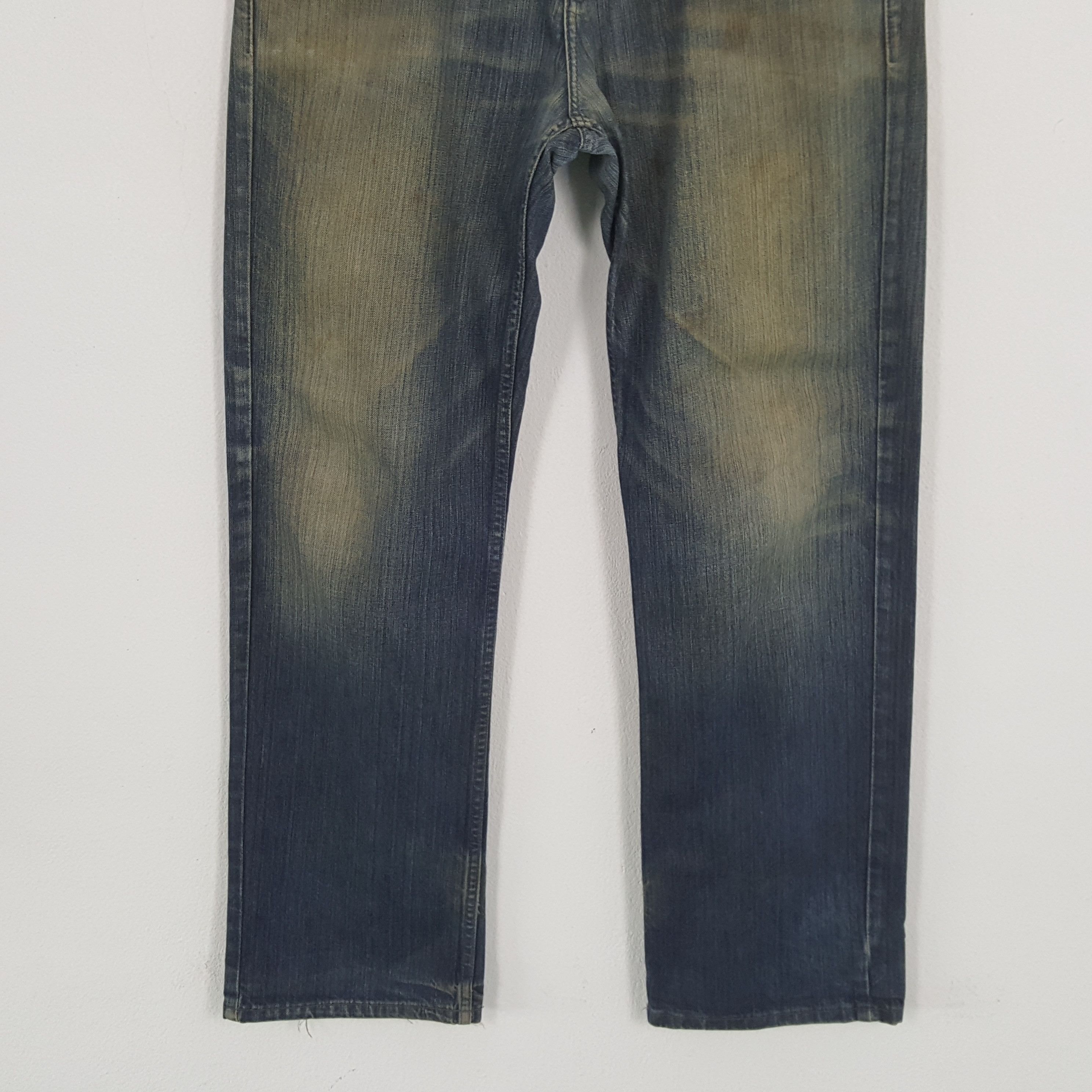 Stussy × Vintage STUSSY Streetwear Skateboard Style Custom Art Jeans Size US 33 - 6 Thumbnail