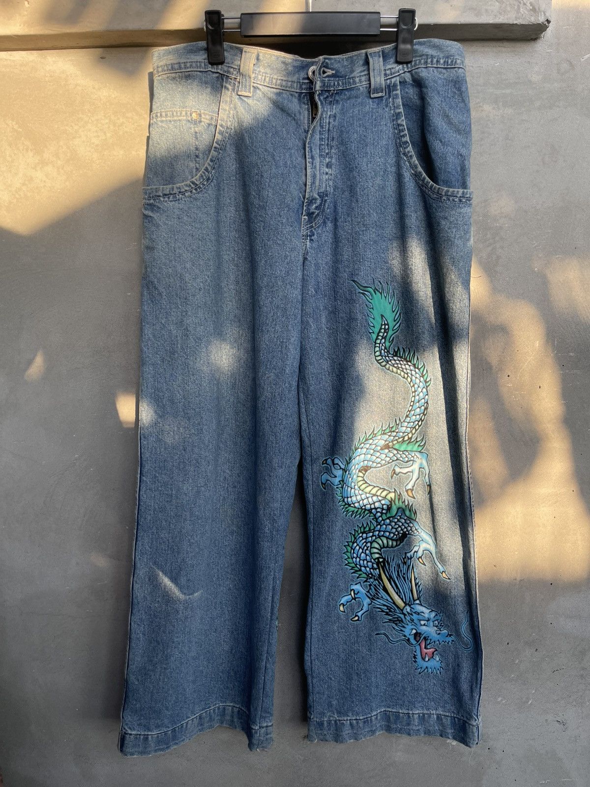 JNCO Jnco Dragon Cloud Vintage 2000s Size US 32 / EU 48 - 2 Thumbnail