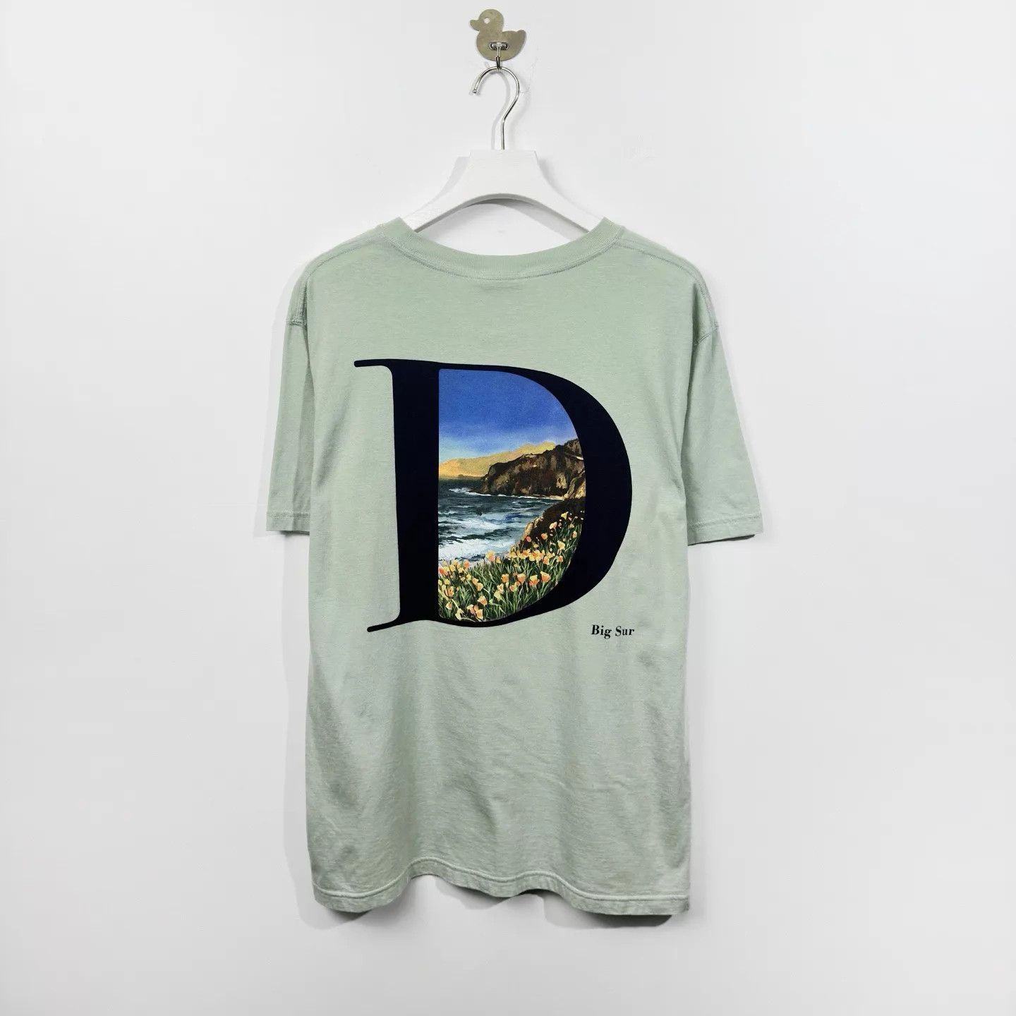 Dior Dior Logo Oversized Crew Men's Green M Tee Size US M / EU 48-50 / 2 - 2 Thumbnail