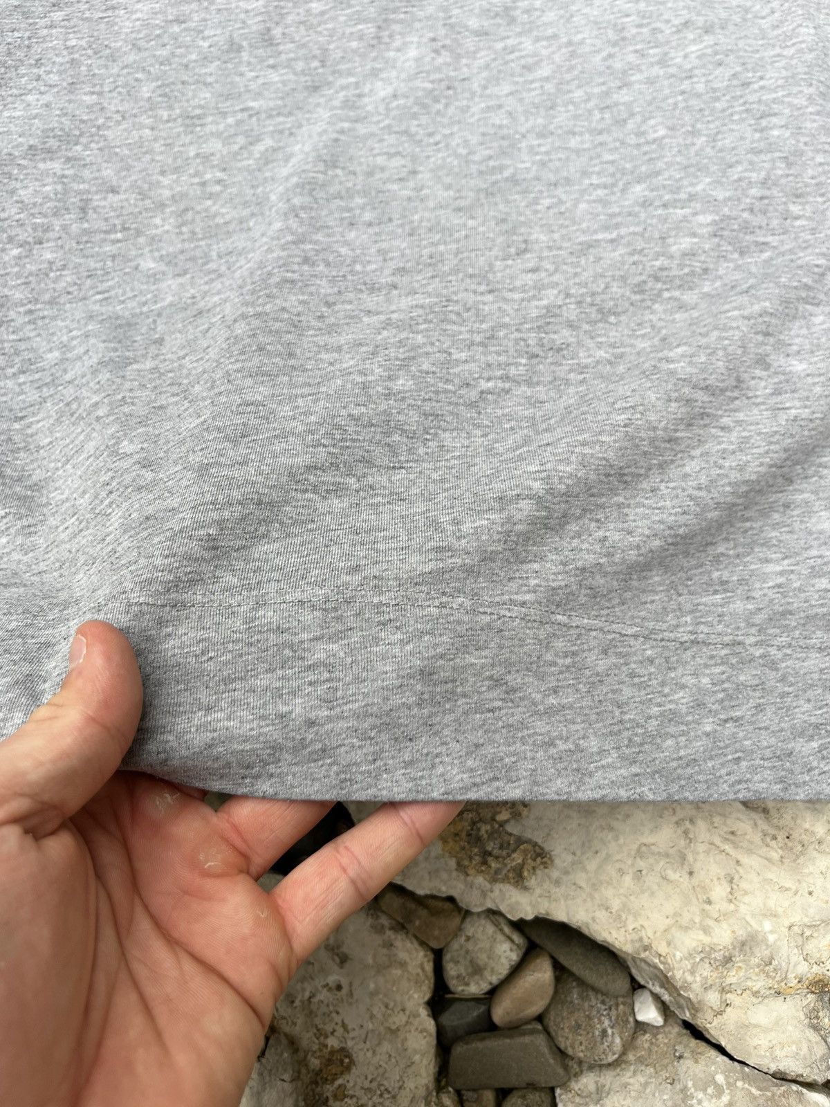 Designer × Ganni Ganni Software basic small chest logo grey tee t-shirt Size S / US 4 / IT 40 - 15 Thumbnail