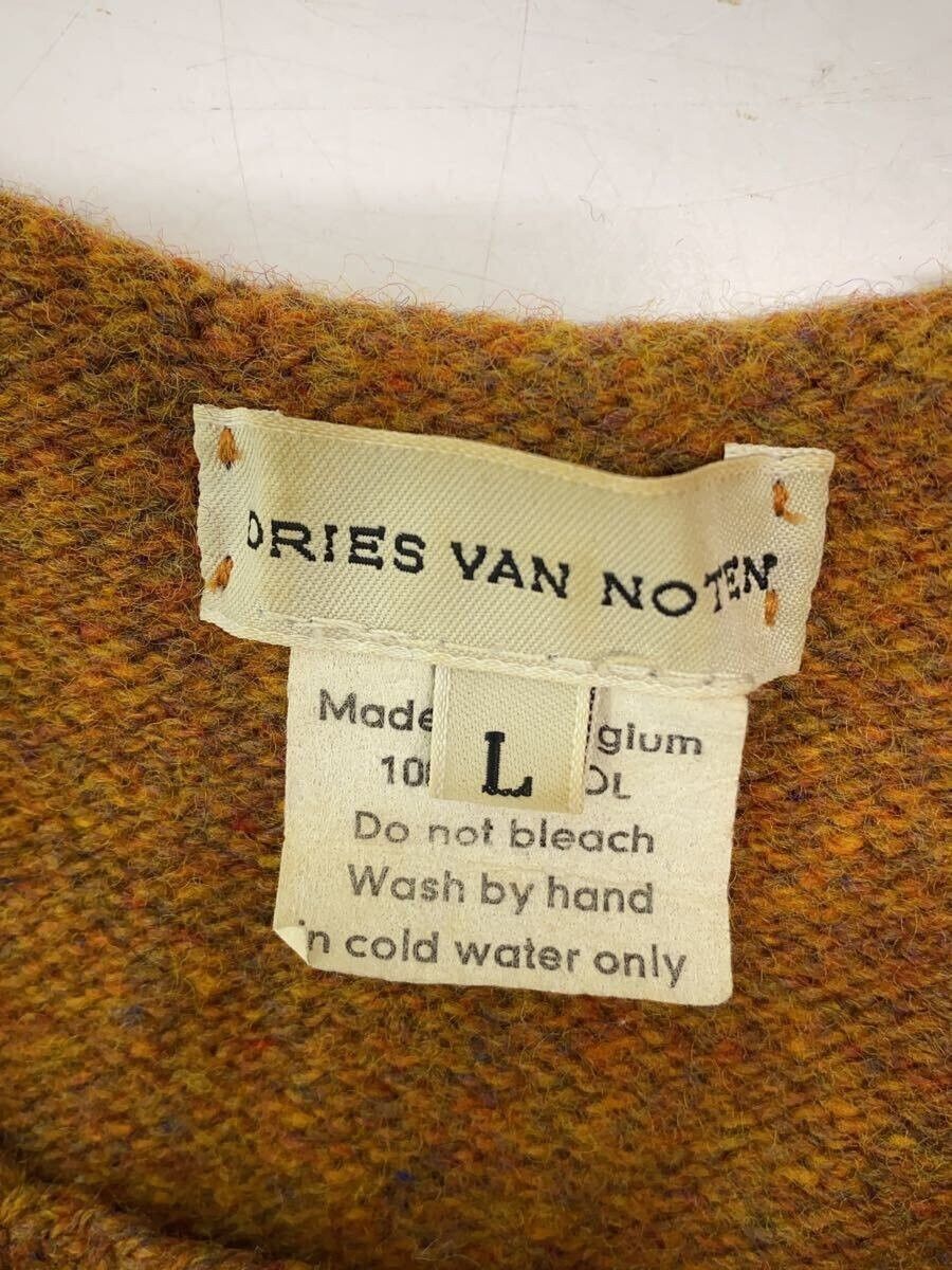 Dries Van Noten 90s Nordic Striped Wool Knit Sweater Size US L / EU 52-54 / 3 - 4 Thumbnail
