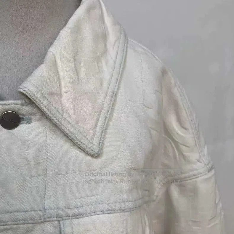 Fendi Fendi Dark print destruction, denim cotton jacket Size XXS / US 00 / IT 34 - 7 Thumbnail