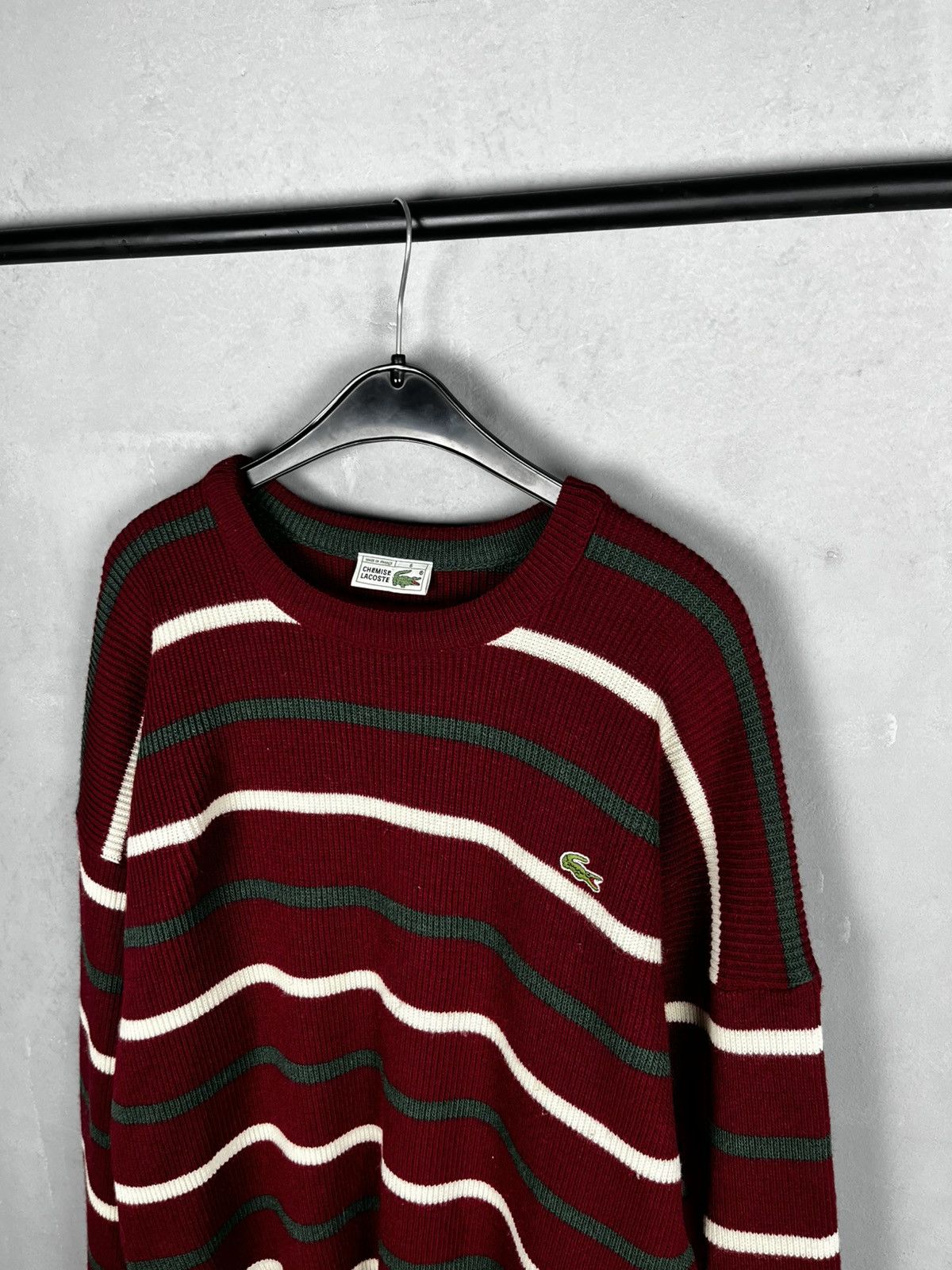 Lacoste Lacoste knit sweater vintage 90s made france 🇫🇷 Size US XL / EU 56 / 4 - 4 Thumbnail