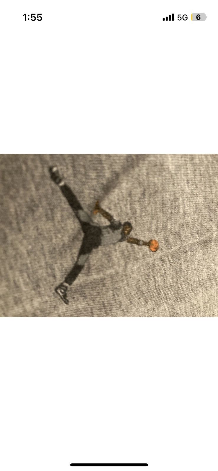 Jordan Brand VINTAGE NIKE AIR JORDAN 1 WINGS GREY CO.JP MEN'S T-SHIRT Size US L / EU 52-54 / 3 - 5 Thumbnail