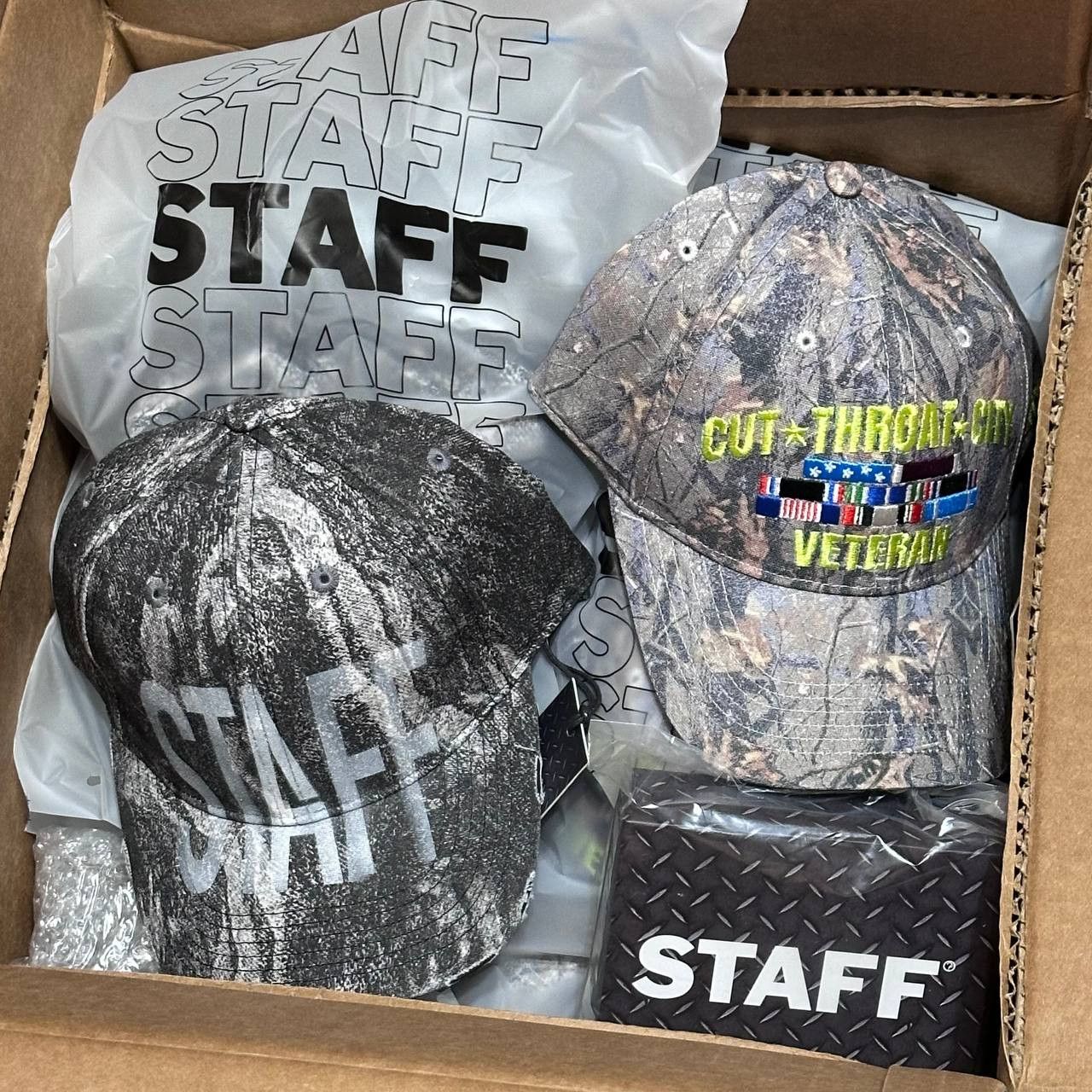 STAFF WORKFORCE Staff Workforce FRIENDS & FAMILY CAP (BLACK CAMO) Size ONE SIZE - 2 Thumbnail