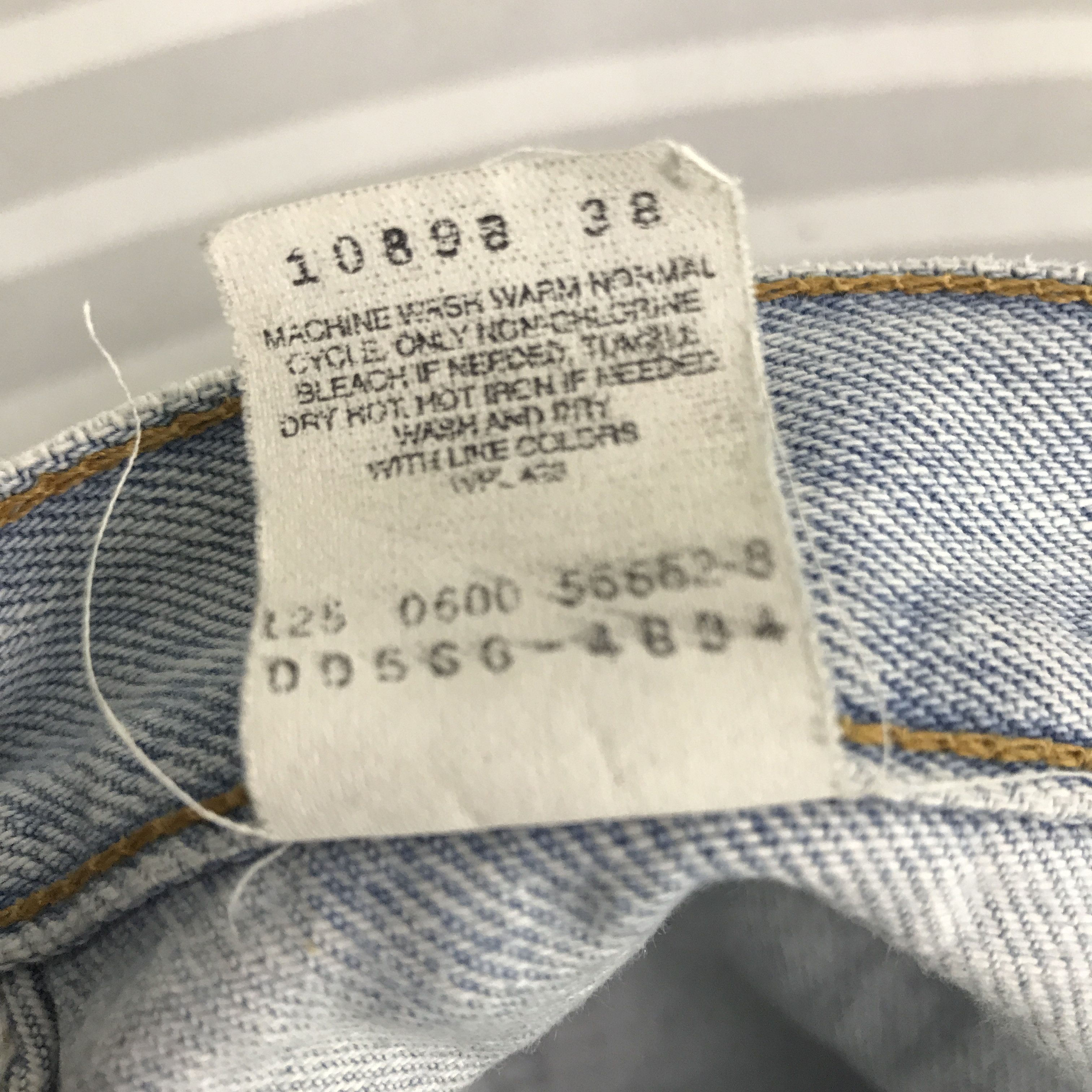 Levi's × Vintage Vintage Levi's Baggy Denim Distressed jeans pants Size US 33 - 13 Thumbnail