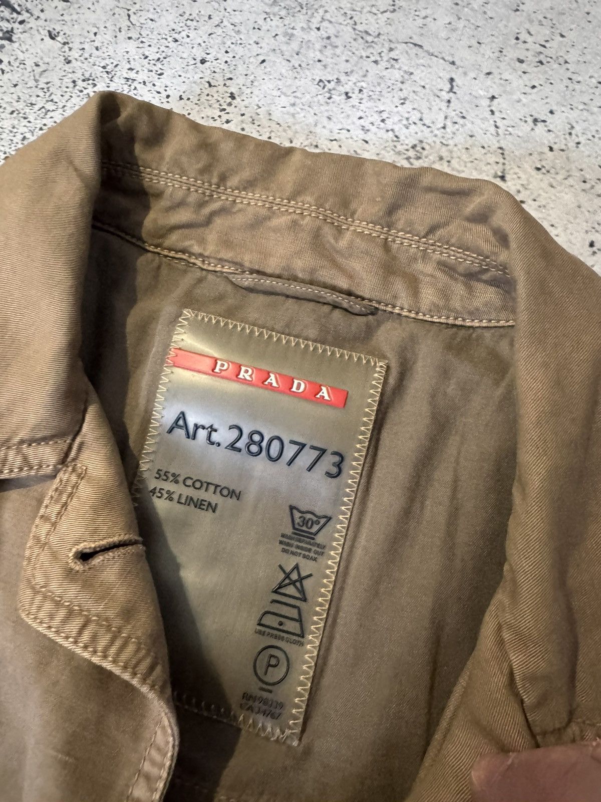Prada Prada Brown cotton jacket Size M / US 6-8 / IT 42-44 - 4 Thumbnail
