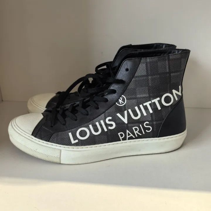 Louis Vuitton Louis Vuitton Tattoo LV Fashion Sneakers Black -2508 Size US 8.5 / EU 41-42 - 1 Thumbnail