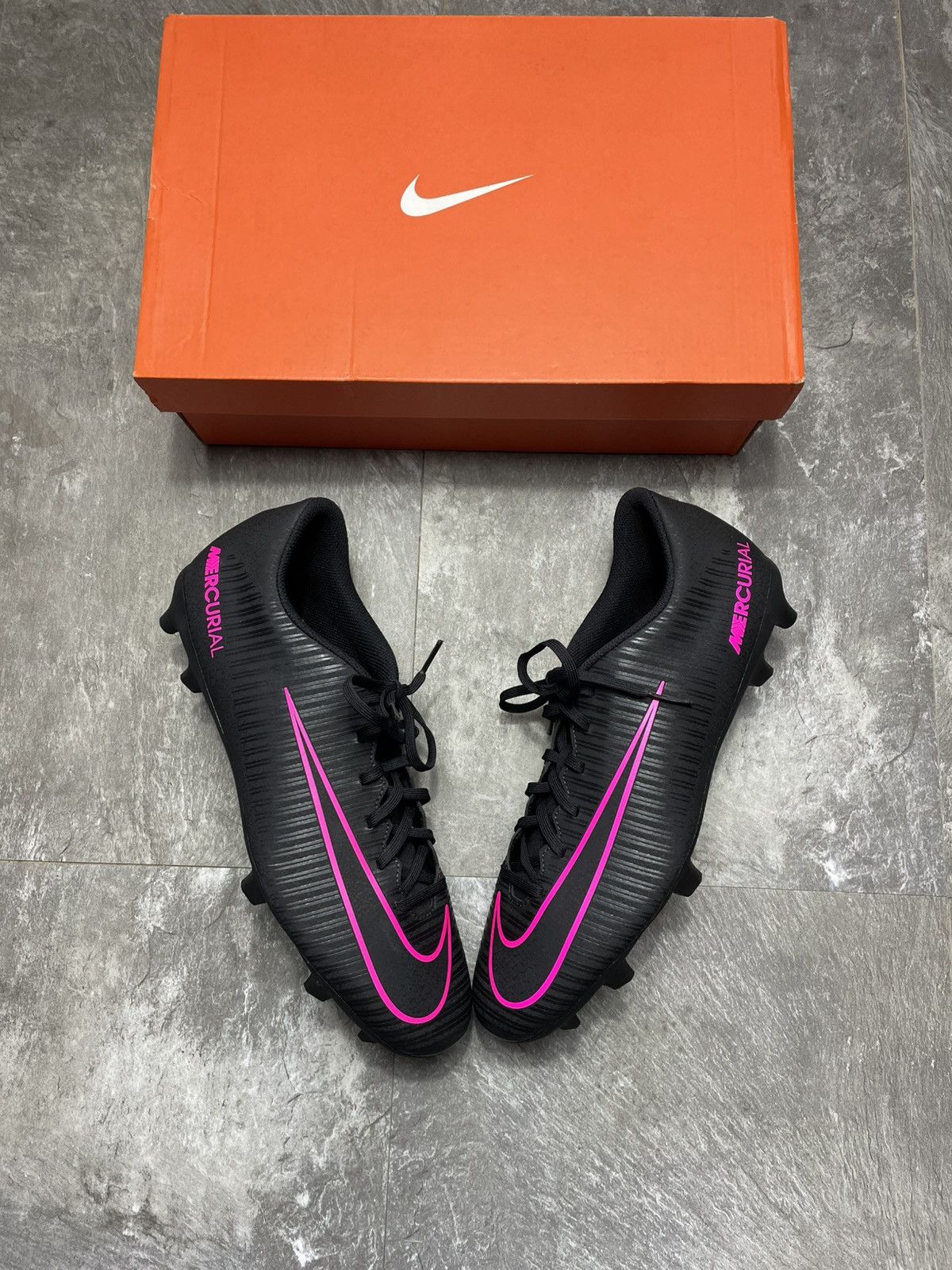 Nike New Nike Mercurial Vortex III FG Soccer Cleats Black Pink Size US 11 / EU 44 - 1 Thumbnail