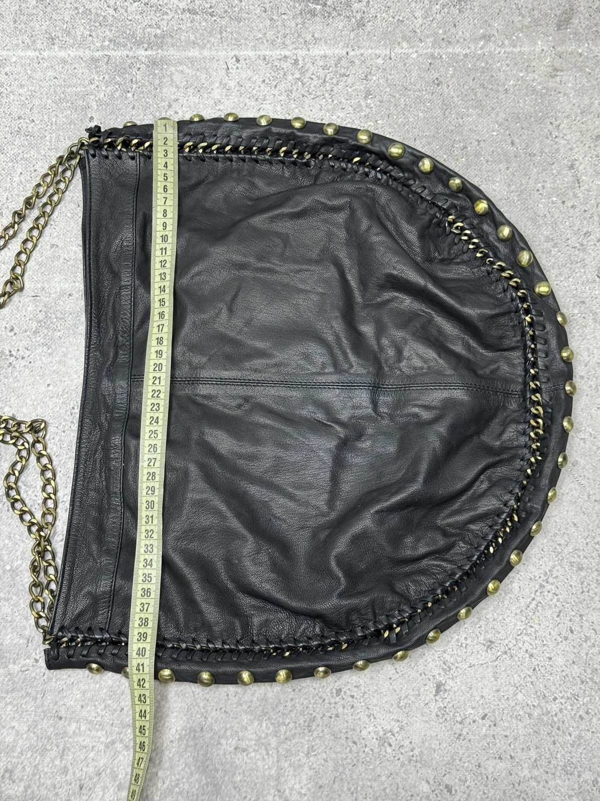 A.S.98 Vintage Leather Bag AS 98 style Metal Sling Bag Gothic GOA Size ONE SIZE - 13 Thumbnail