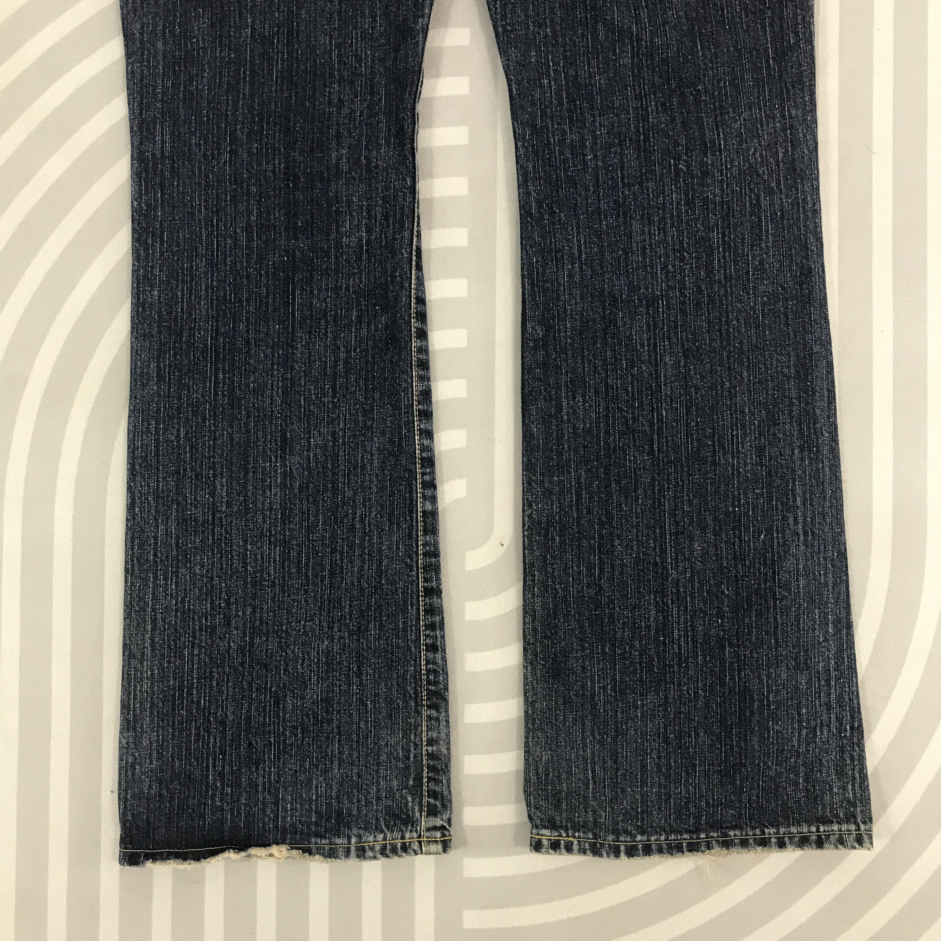 Edwin × Vintage Flare Edwin Japan distressed bootcut Denim pants Size US 34 / EU 50 - 6 Thumbnail